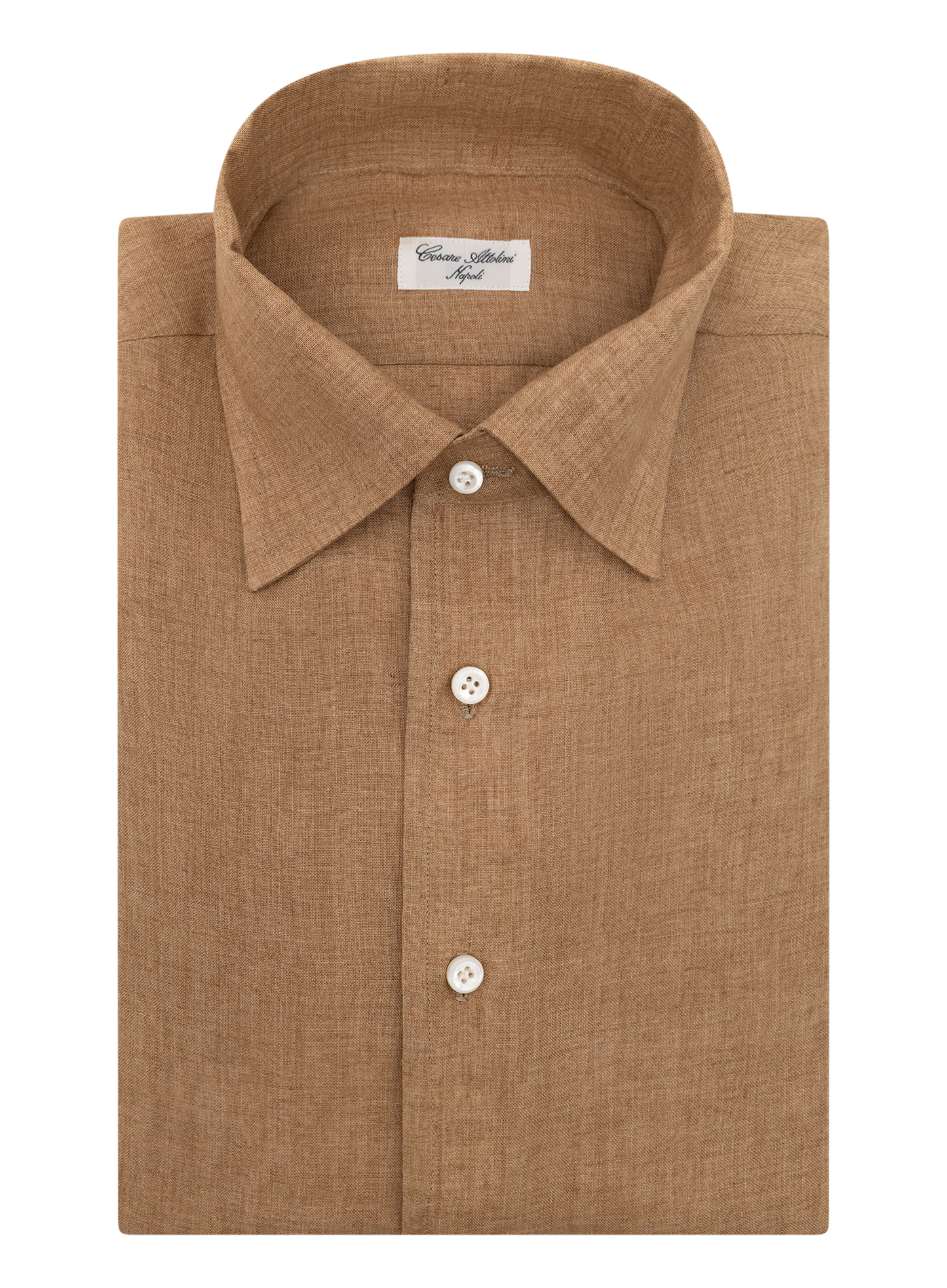 Linnen shirt | FULL_WIDTH | Camel