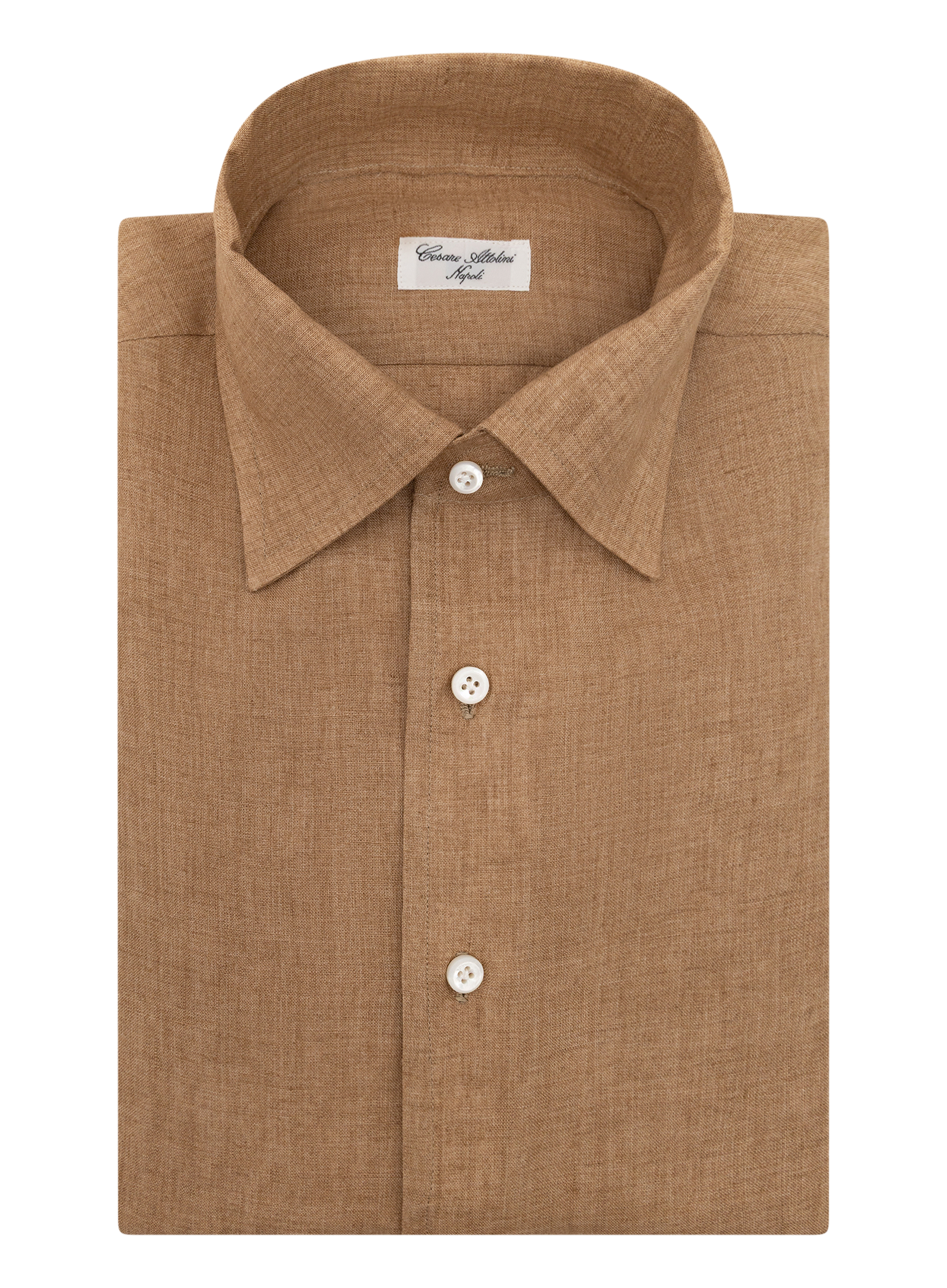 Linnen shirt | FULL_WIDTH | Camel
