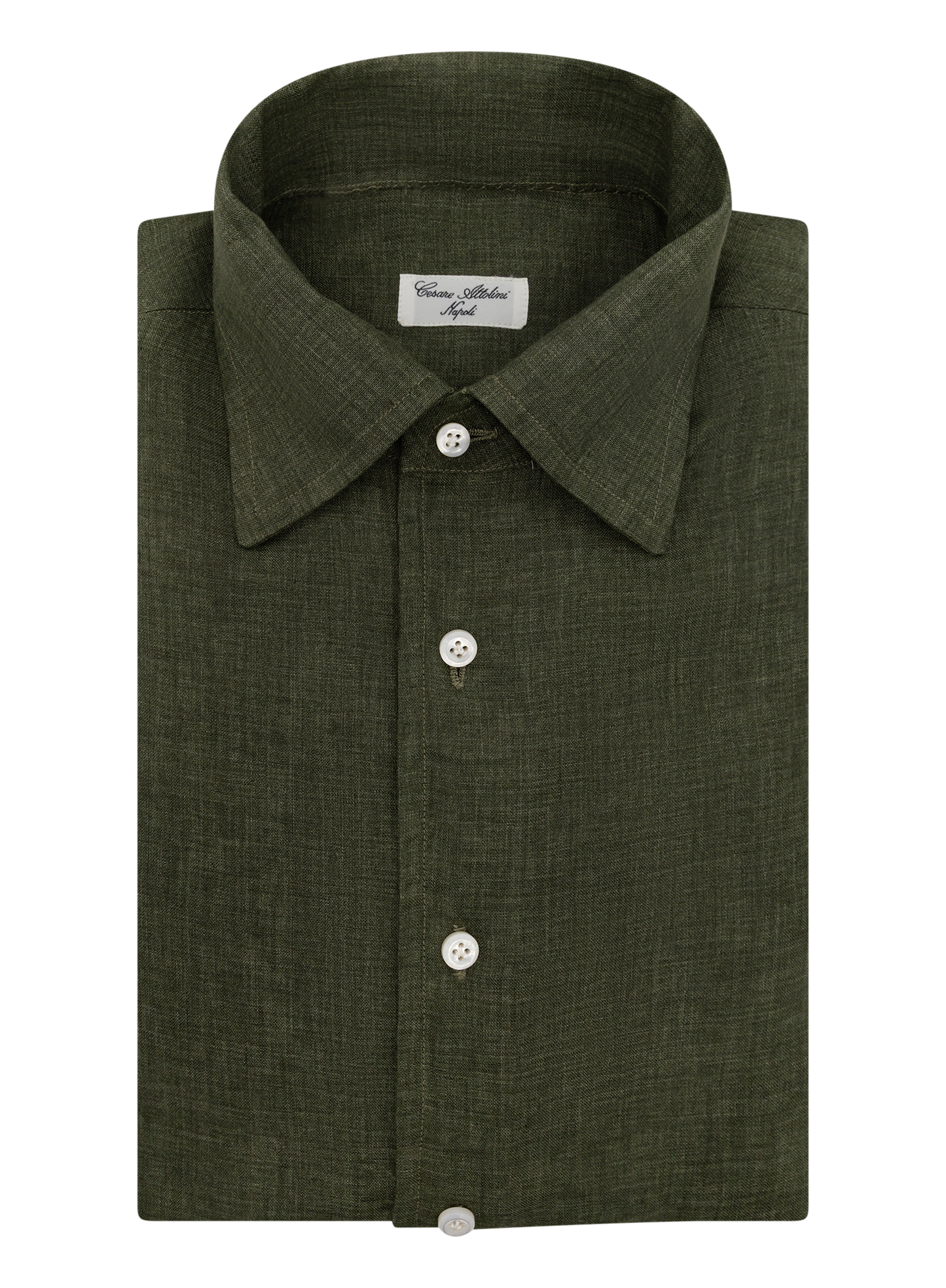Linnen shirt | FULL_WIDTH | Groen
