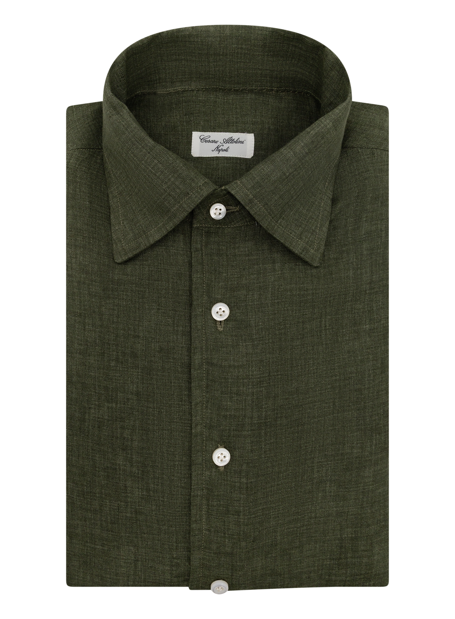Linnen shirt | FULL_WIDTH | Groen