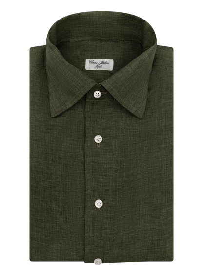 Linnen shirt | FULL_WIDTH | Groen