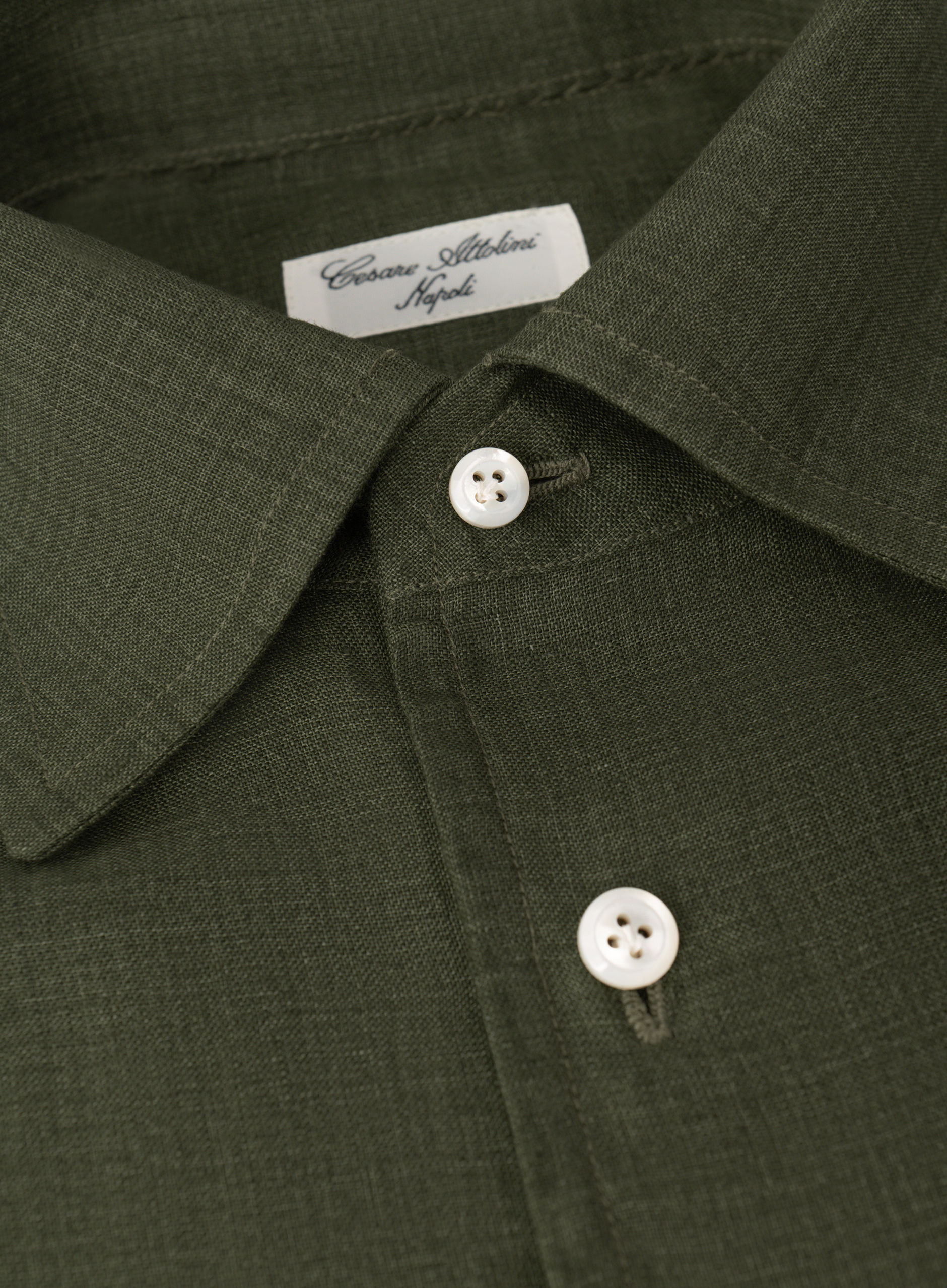 Linnen shirt | FULL_WIDTH | Groen