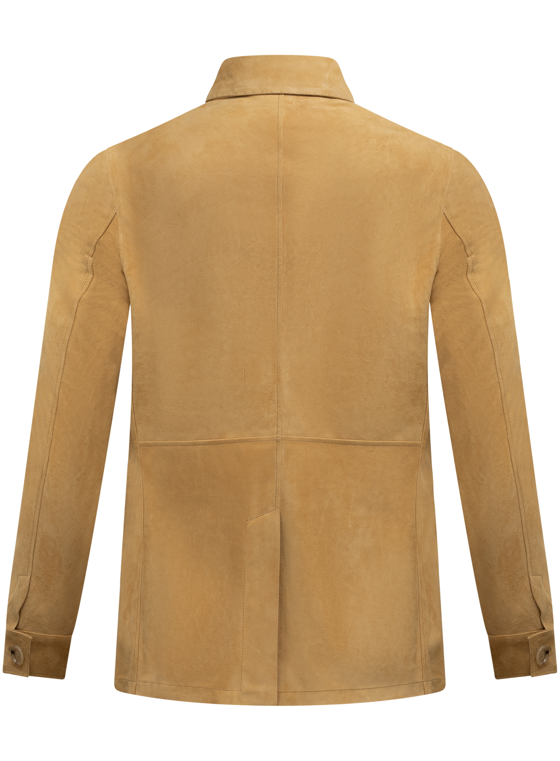 Suède safari jasje | Camel