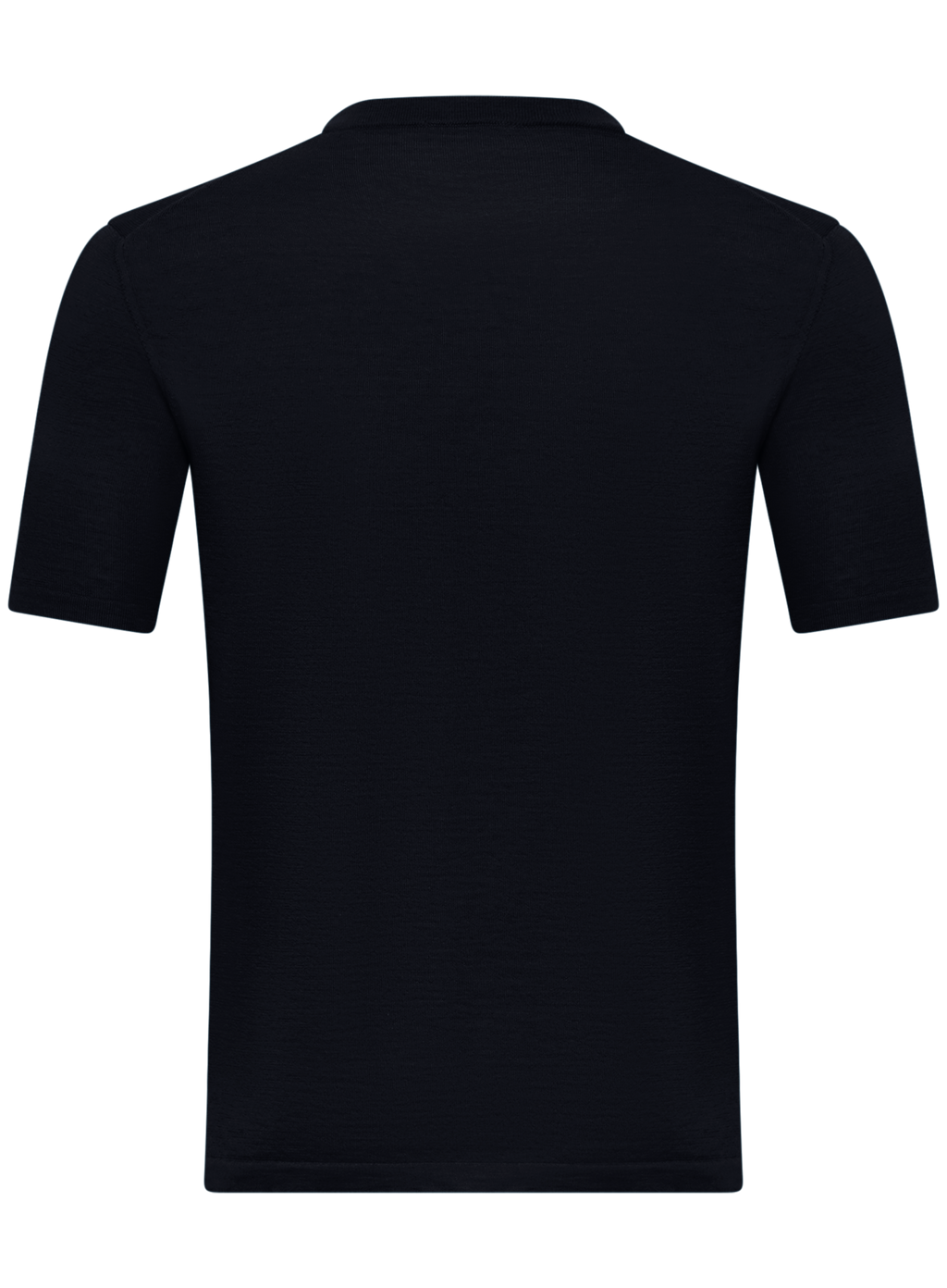 T-shirt van cashmere en zijde | BLUE NAVY