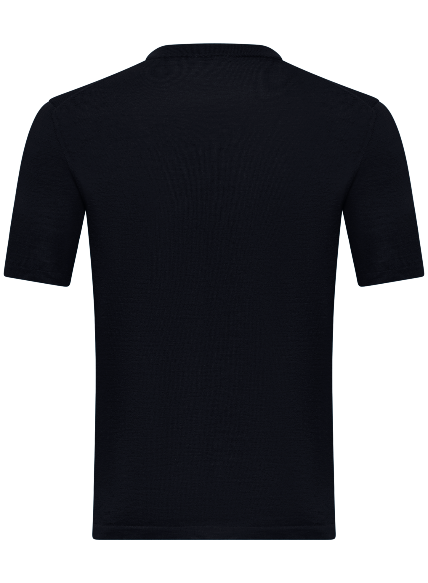 Cashmere-zijde T-shirt | BLUE NAVY