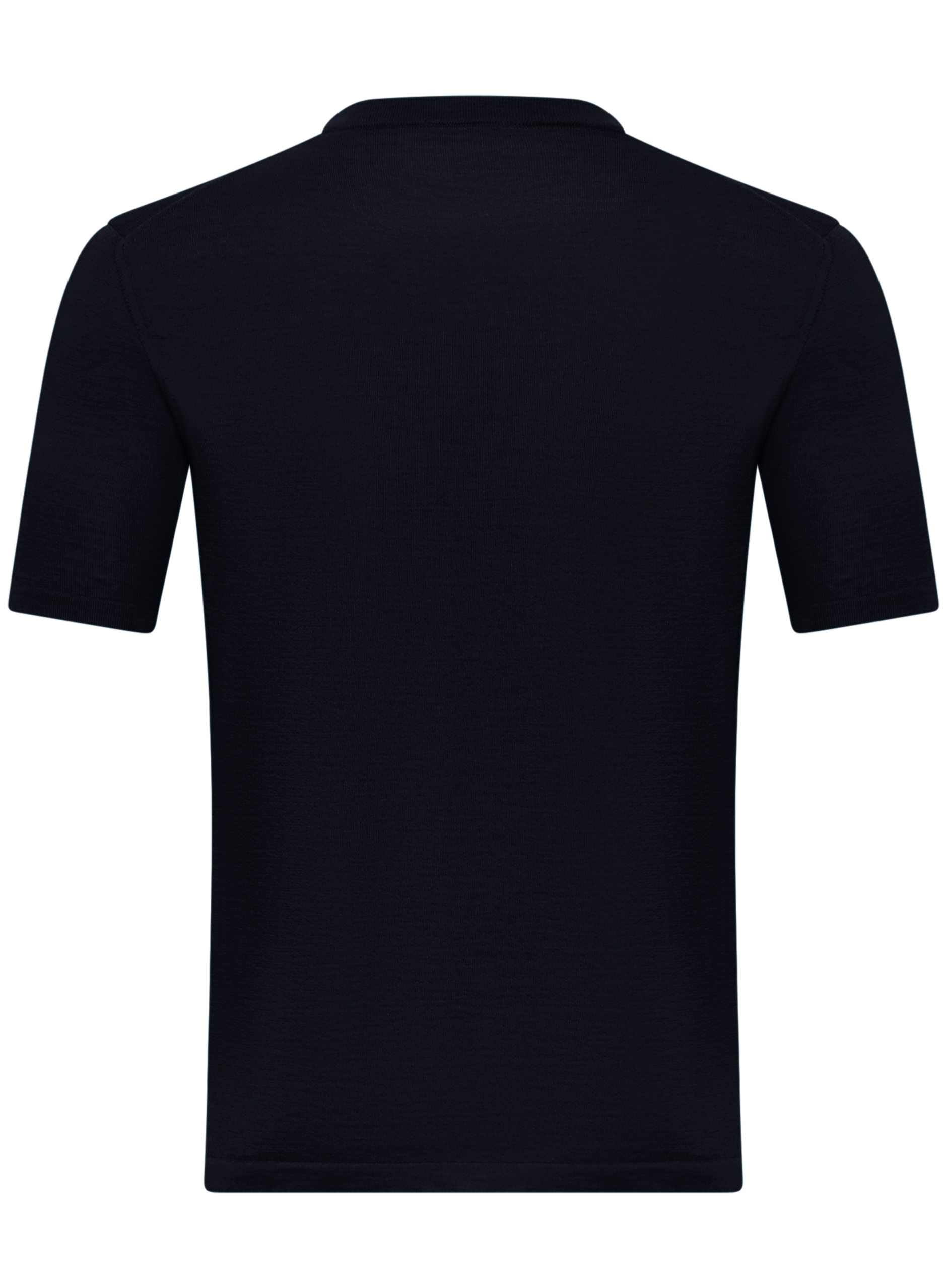 Cashmere-zijde T-shirt | BLUE NAVY