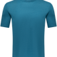 Cashmere-zijde T-shirt | Turqoise