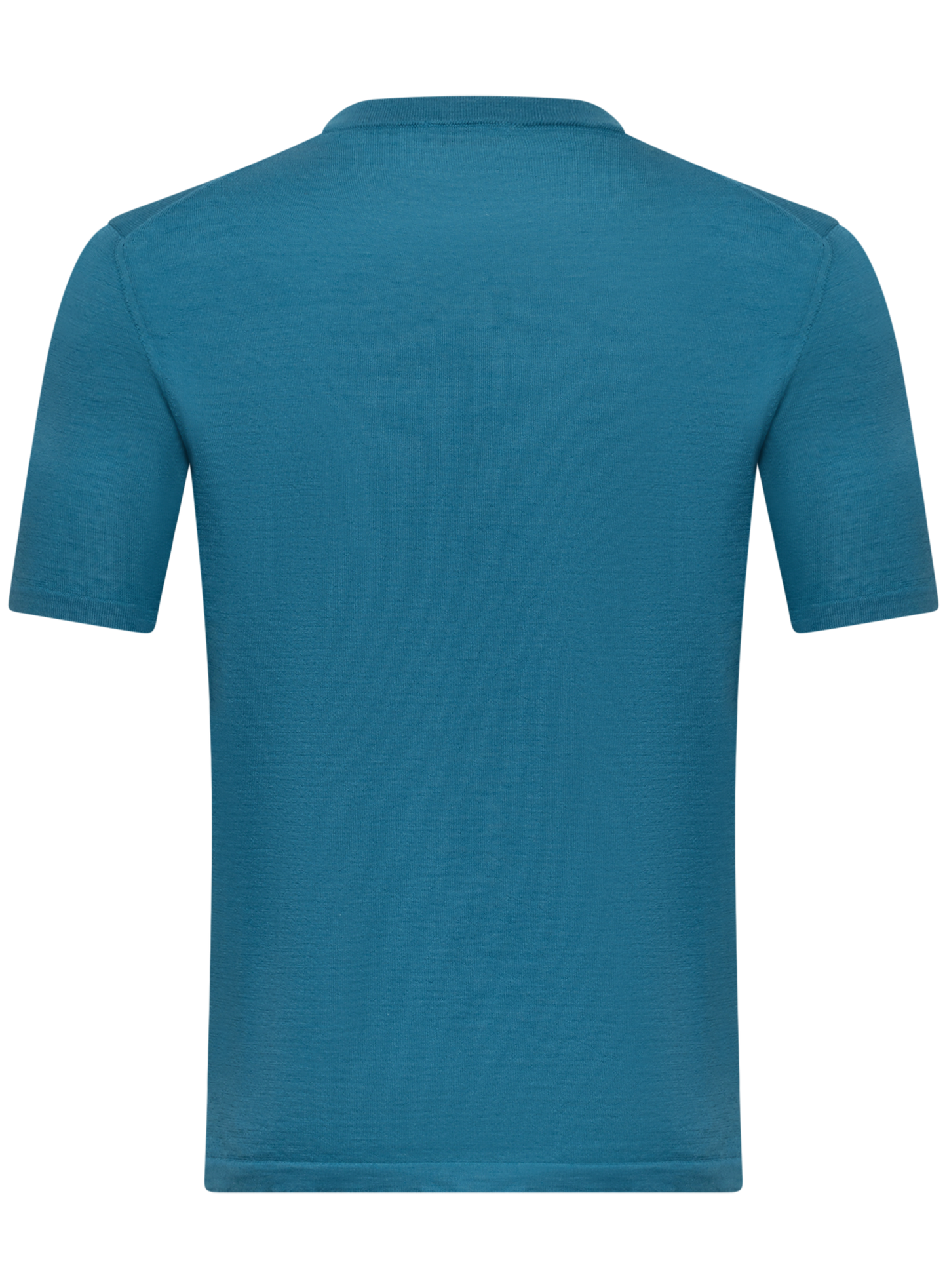 Cashmere-zijde T-shirt | Turqoise