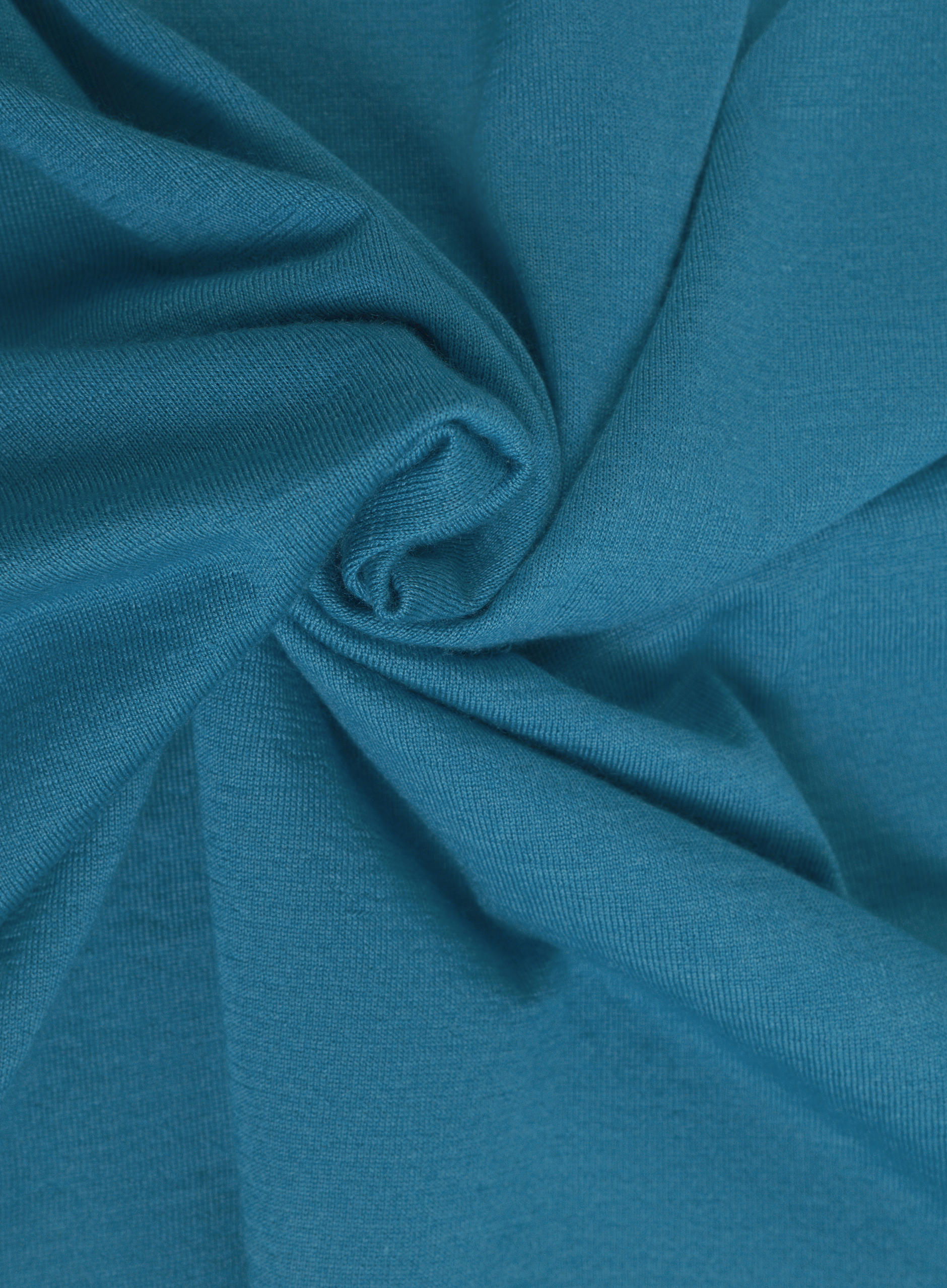 T-shirt van cashmere en zijde | FULL_WIDTH | Turqoise