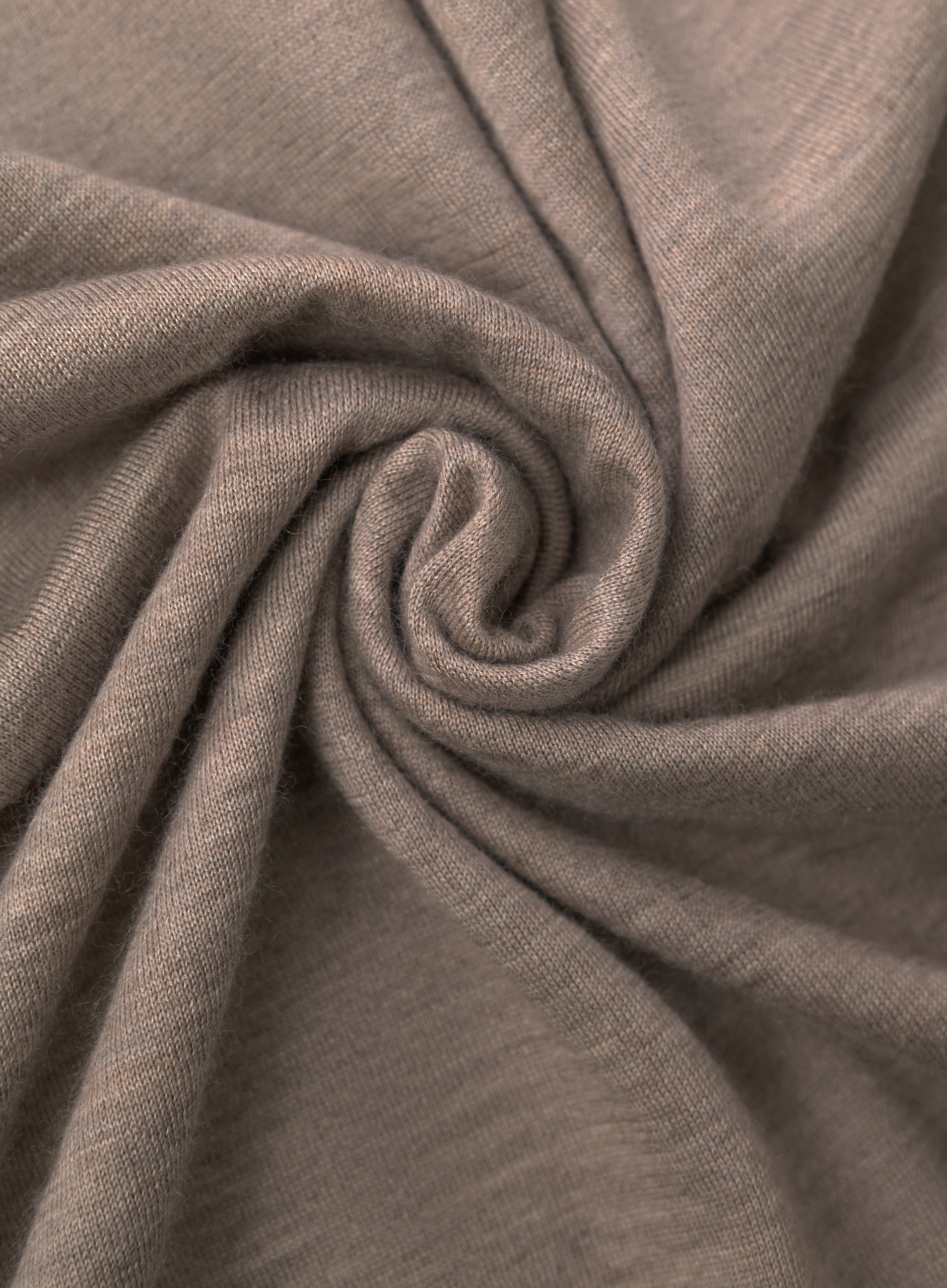 Poloshirt van cashmere en zijde | FULL_WIDTH | TAUPE