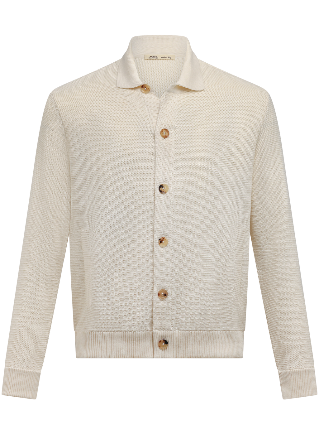 Overshirt van zijde en katoen | Wit