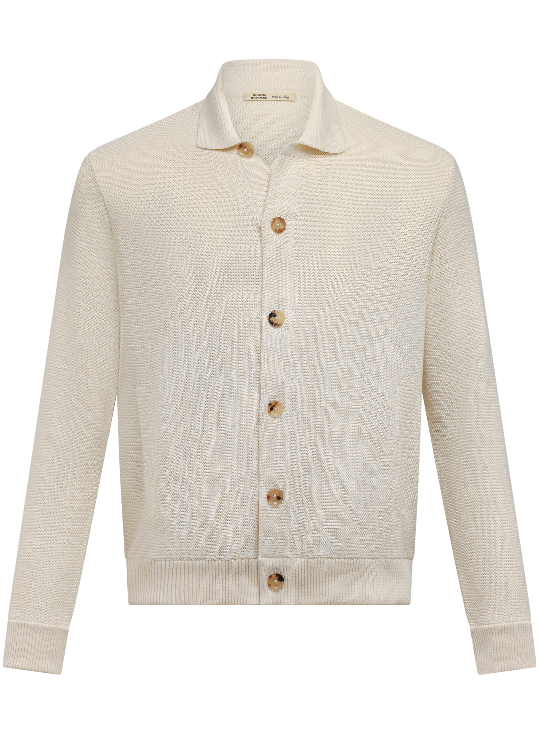 Overshirt van zijde en katoen | Wit