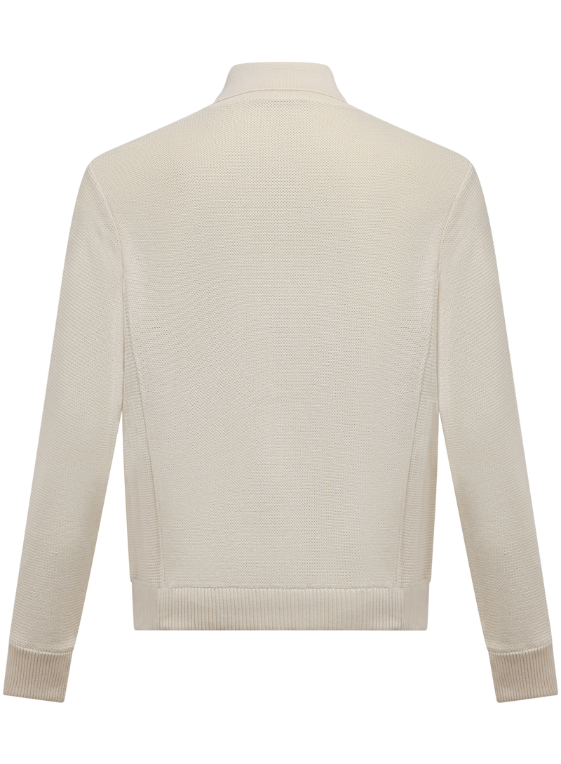 Overshirt van zijde en katoen