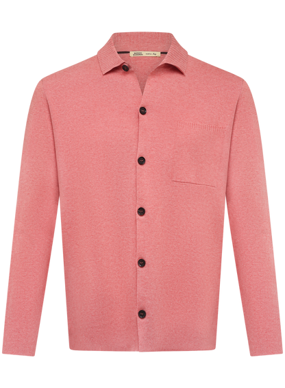 Overshirt van katoen en cashmere | ROZE