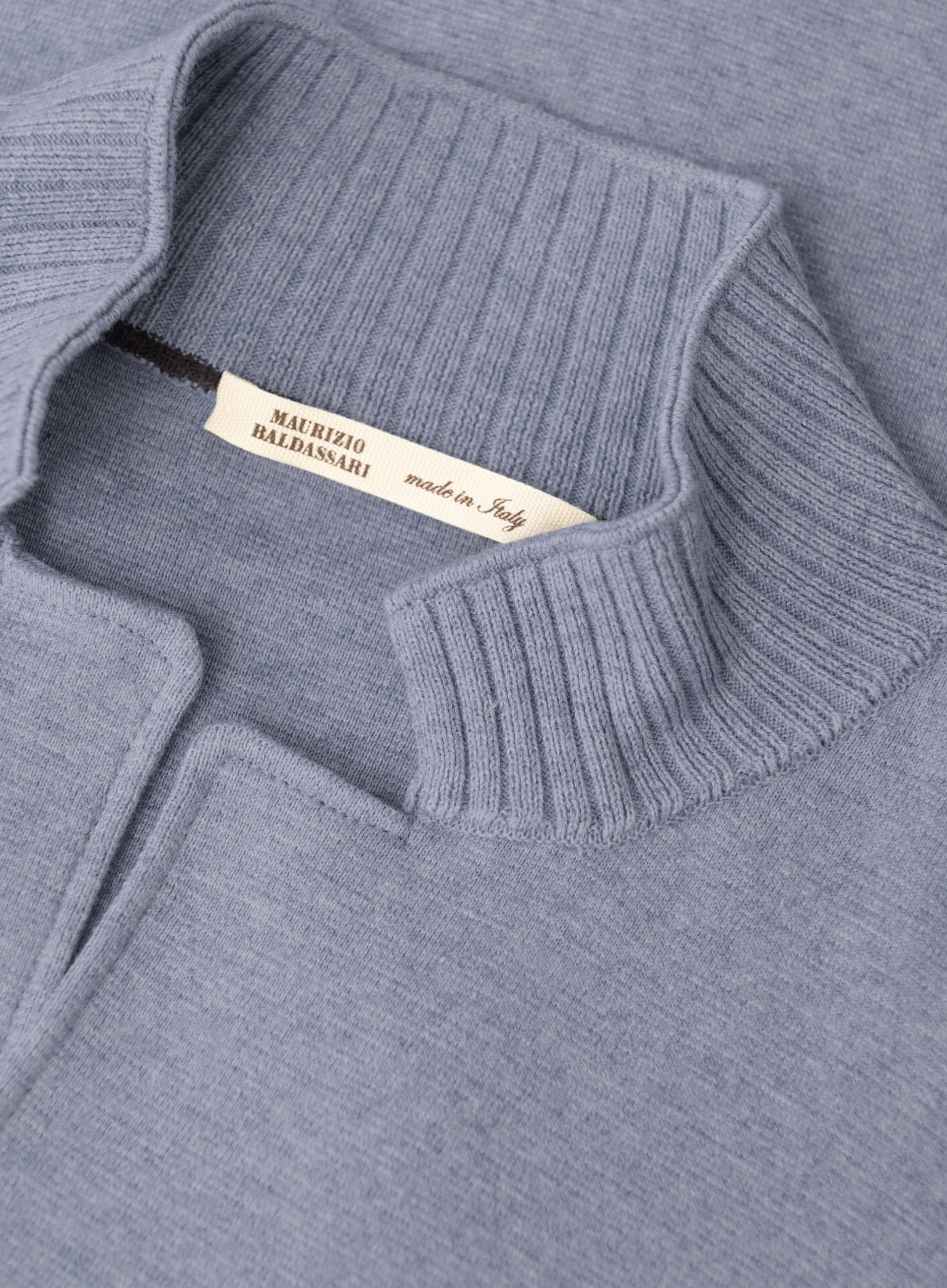 Overshirt van katoen en cashmere | FULL_WIDTH | L.Blauw
