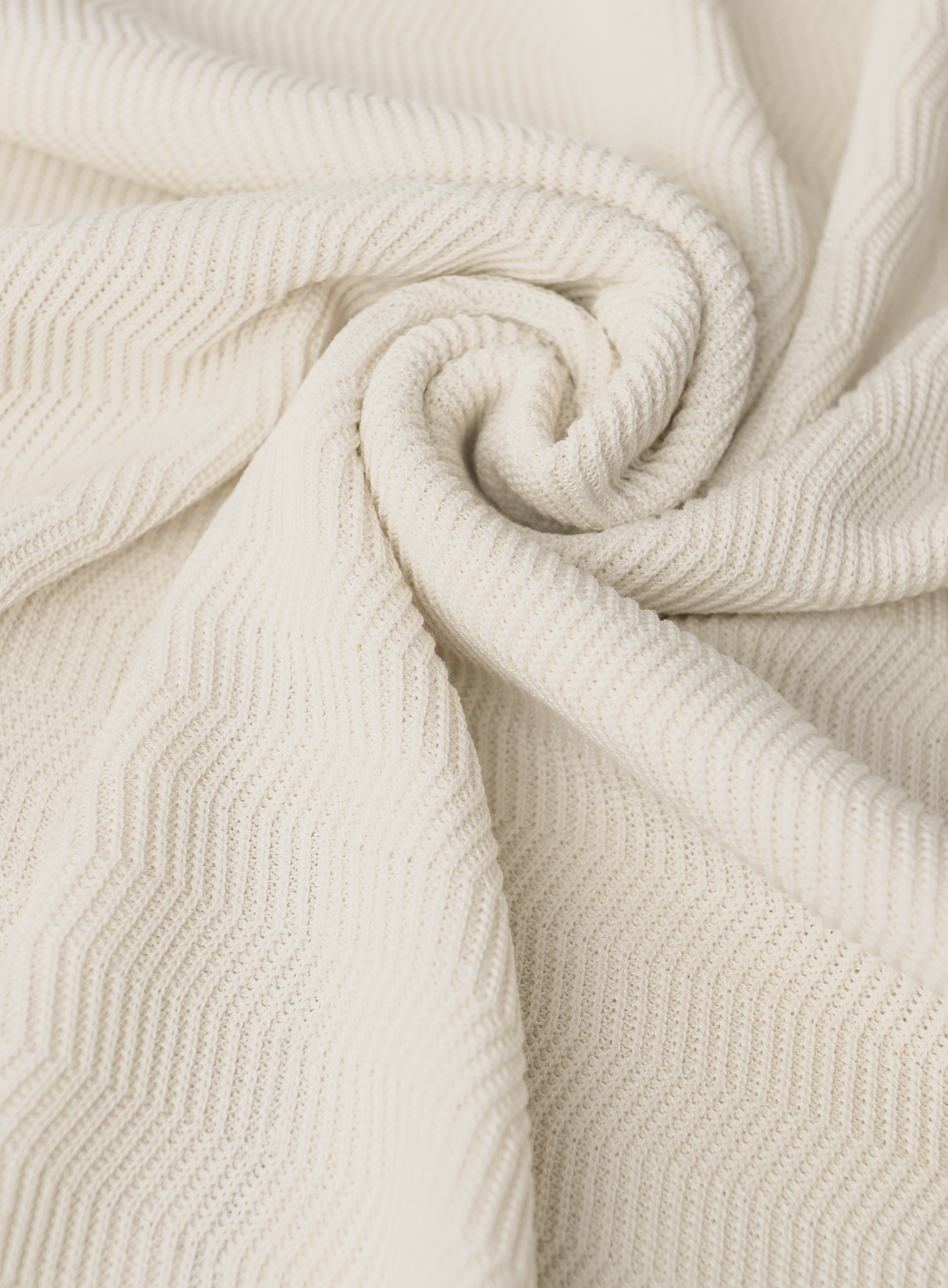Half-zip polo van zijde en katoen | FULL_WIDTH | Wit