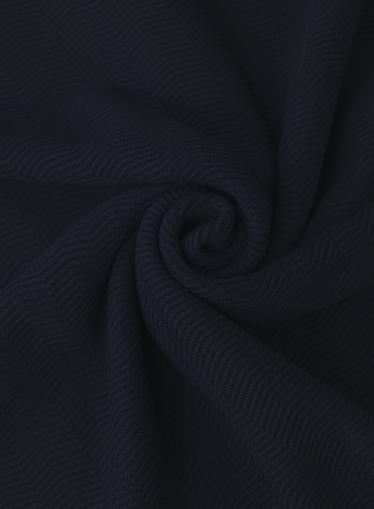 T-shirt van zijde en katoen | BLUE NAVY