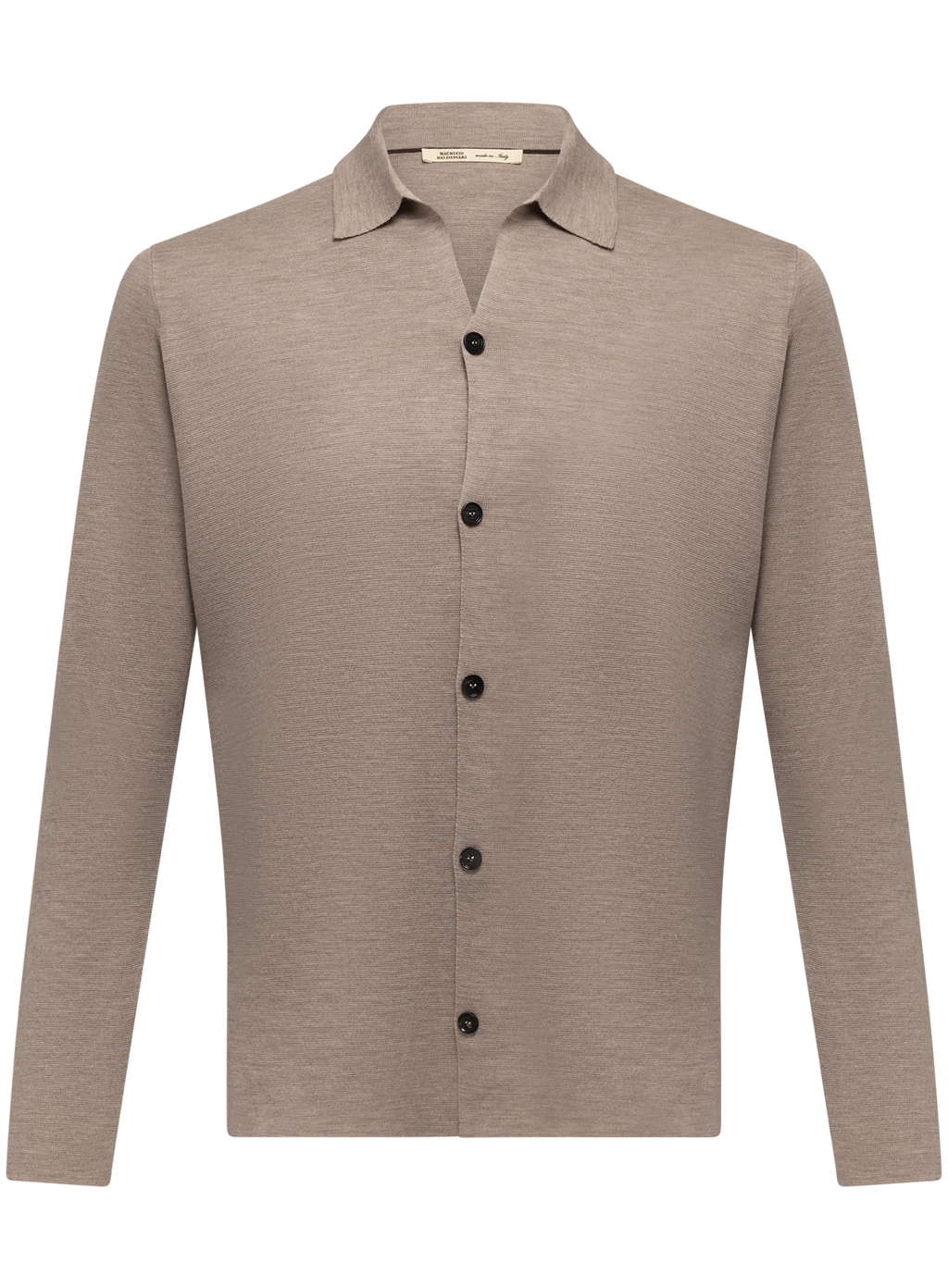 Overshirt van scheerwol | FULL_WIDTH | TAUPE