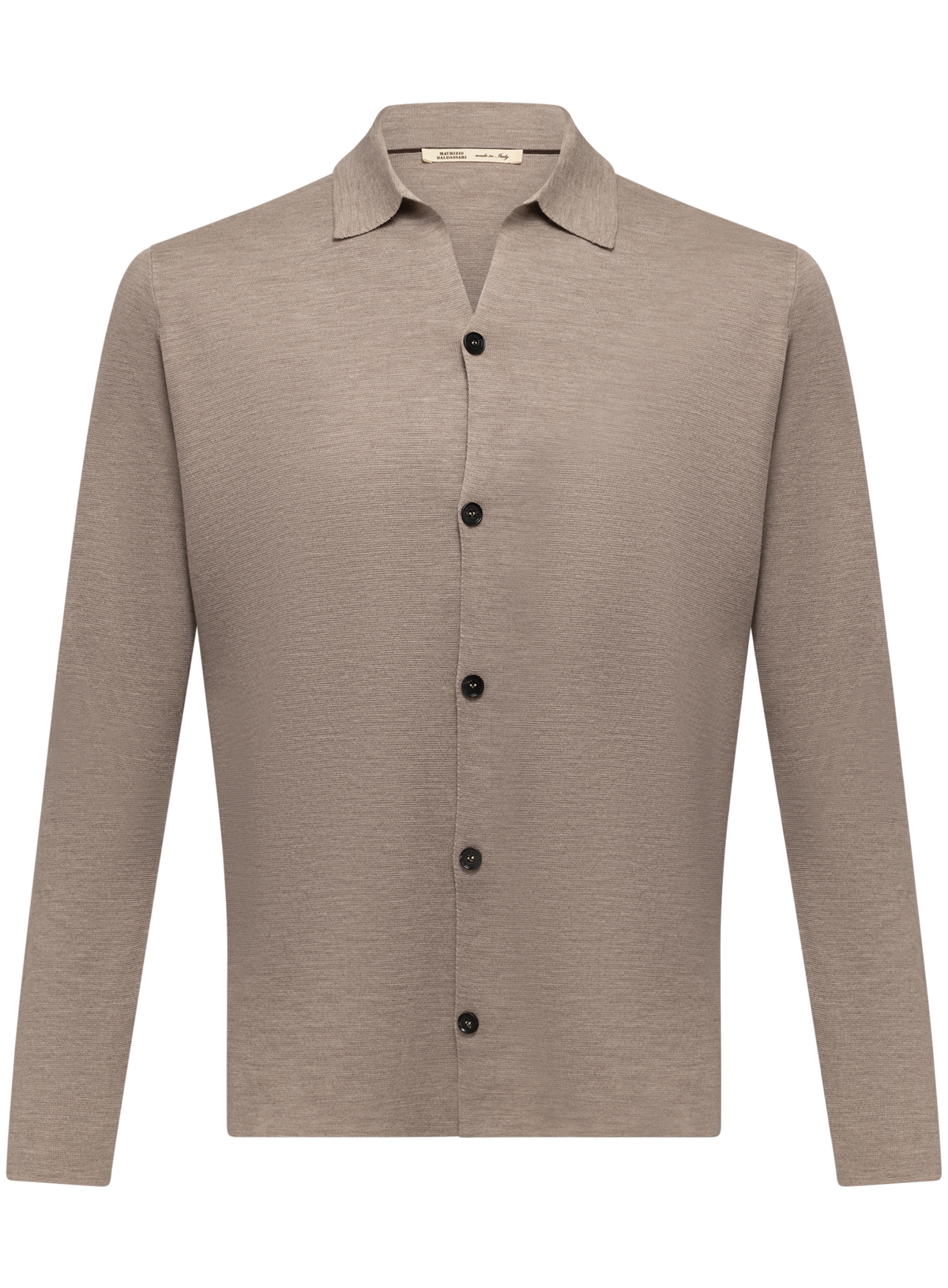 Overshirt van scheerwol | FULL_WIDTH | TAUPE