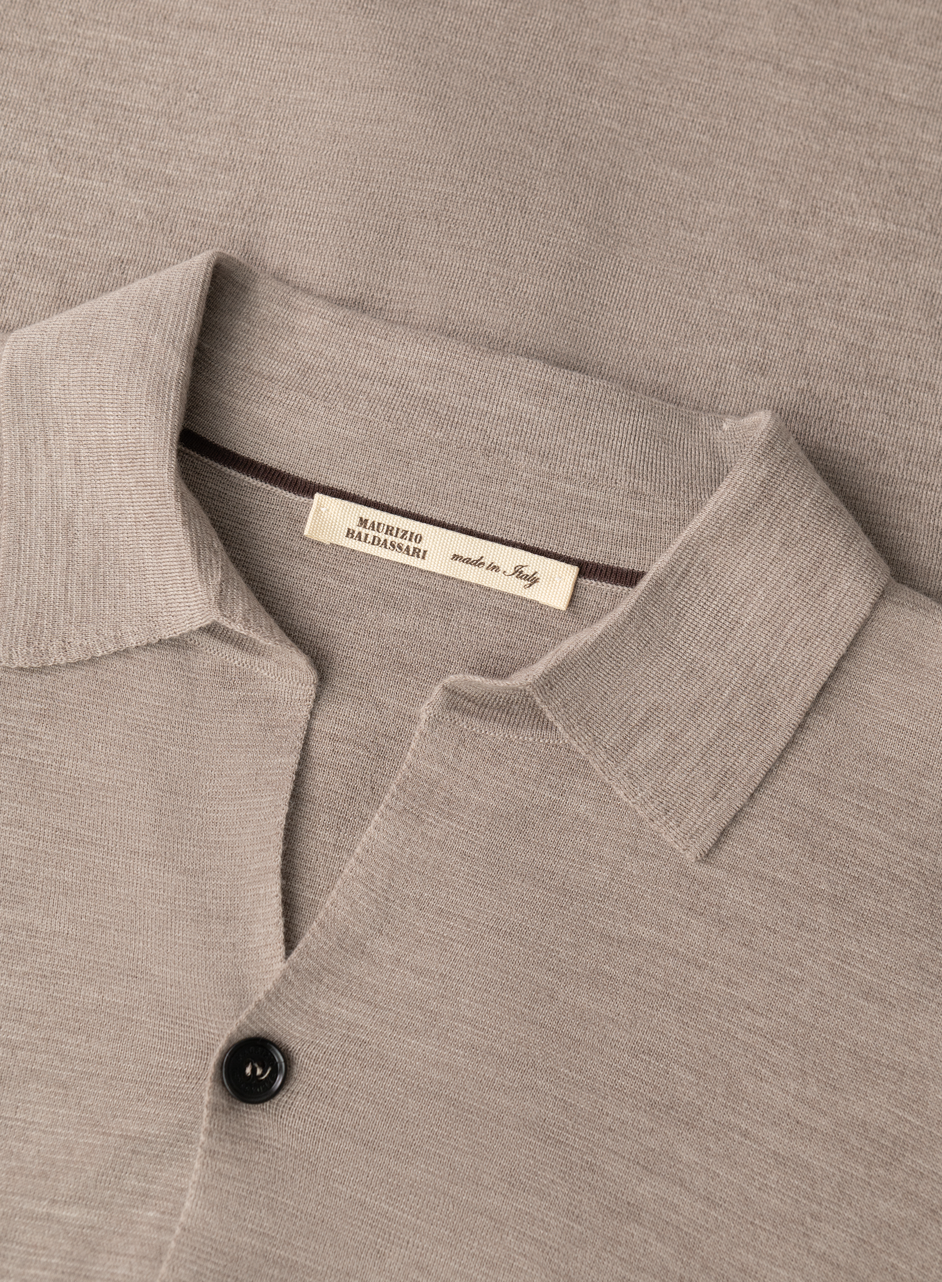 Overshirt van scheerwol | FULL_WIDTH | TAUPE