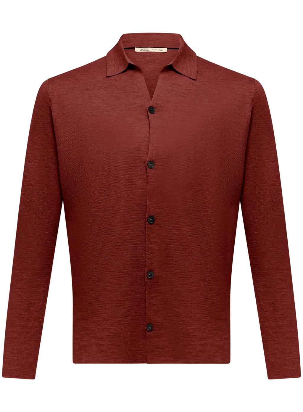 Overshirt van scheerwol | FULL_WIDTH | Roest