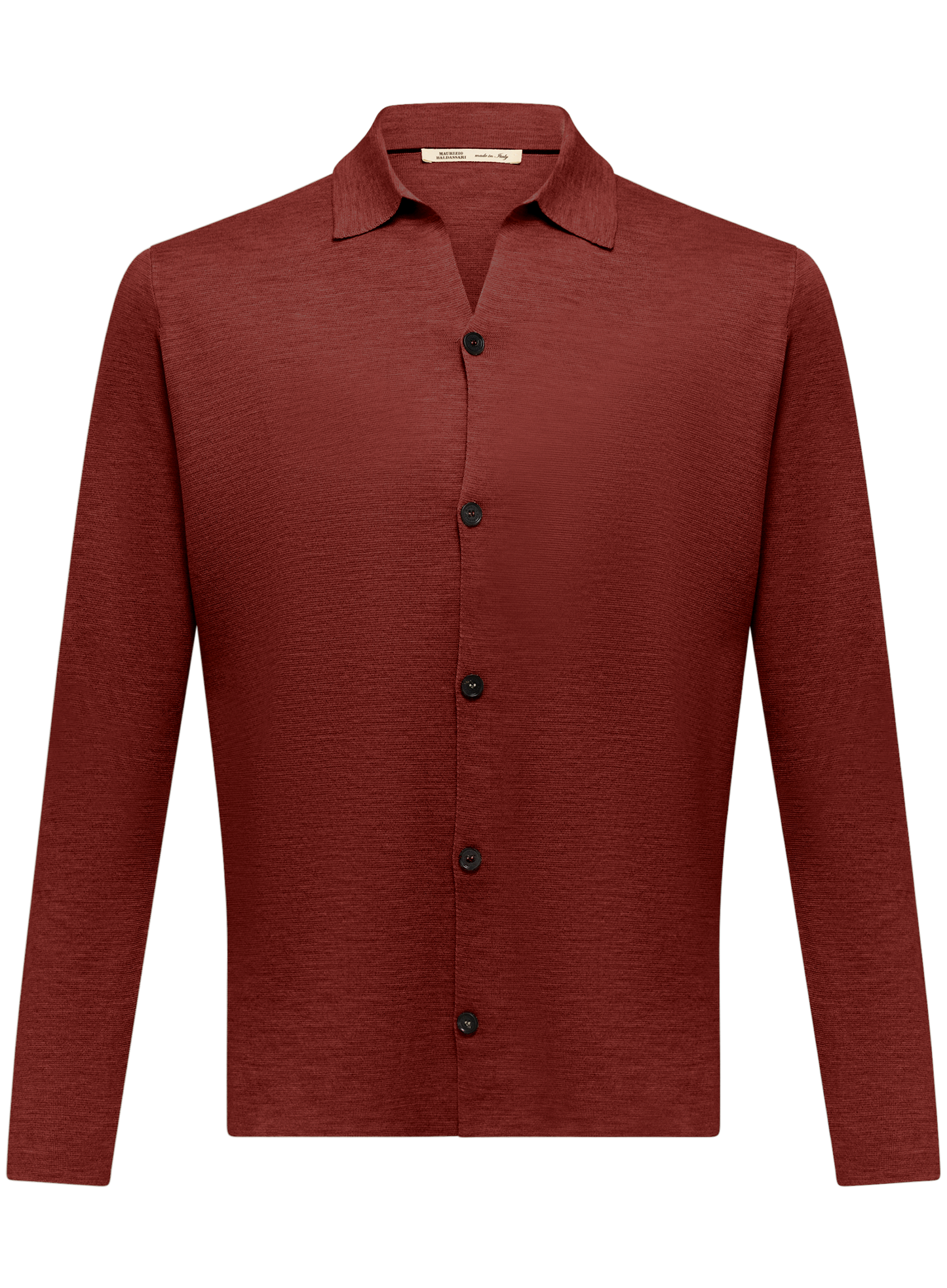 Overshirt van scheerwol | FULL_WIDTH | Roest