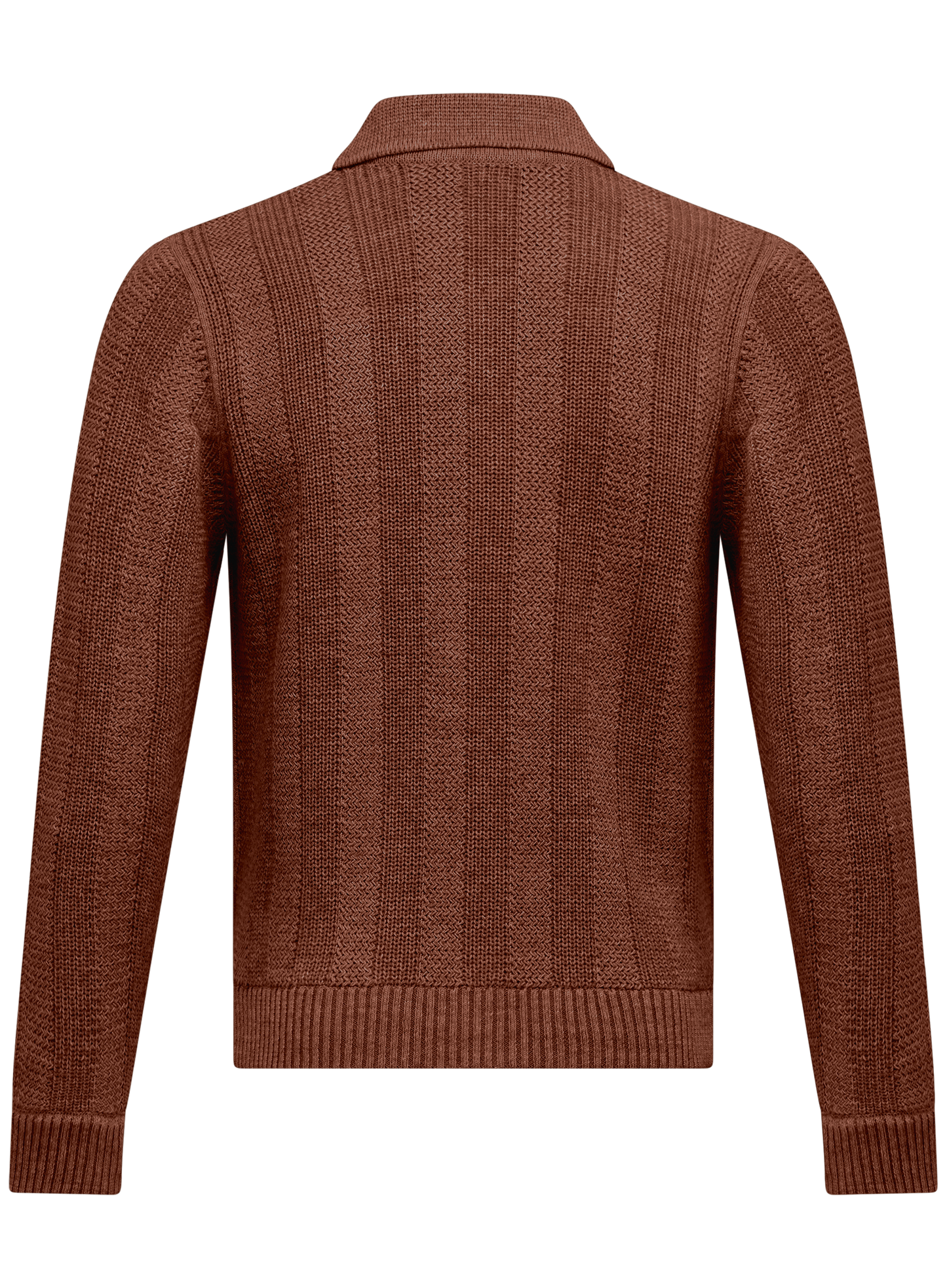 Gebreid vest | Roest