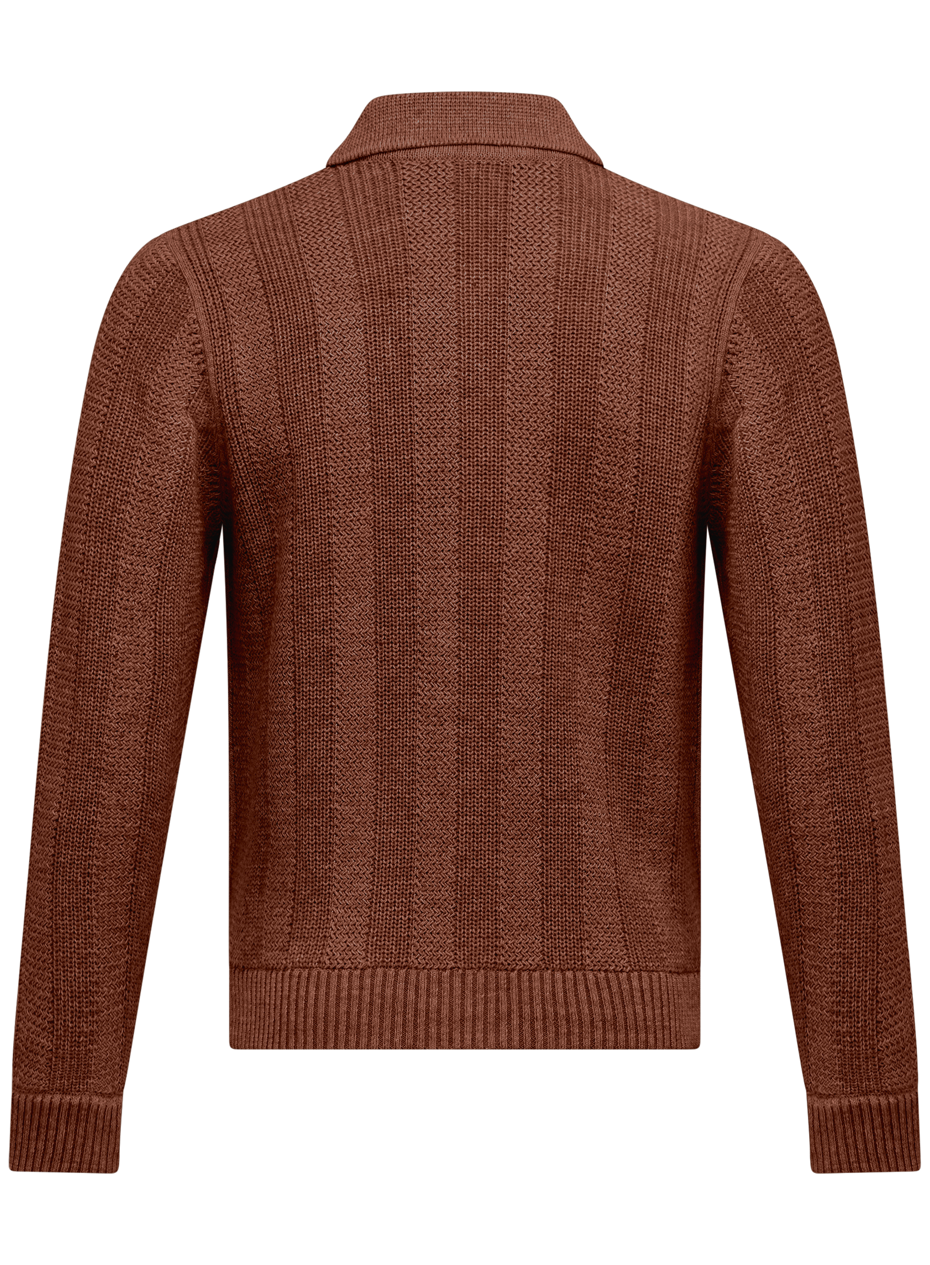 Gebreid vest | Roest