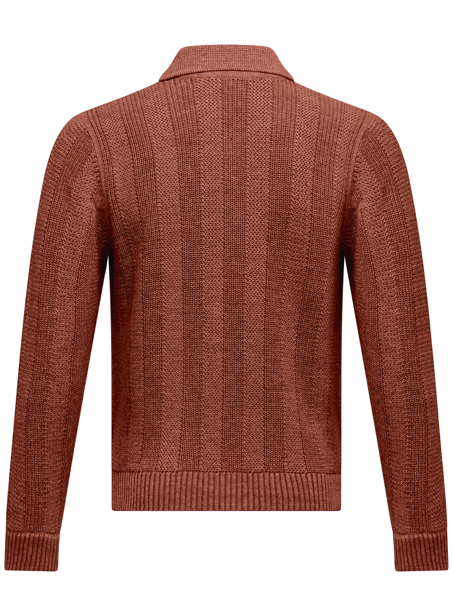 Gebreid vest | Roest
