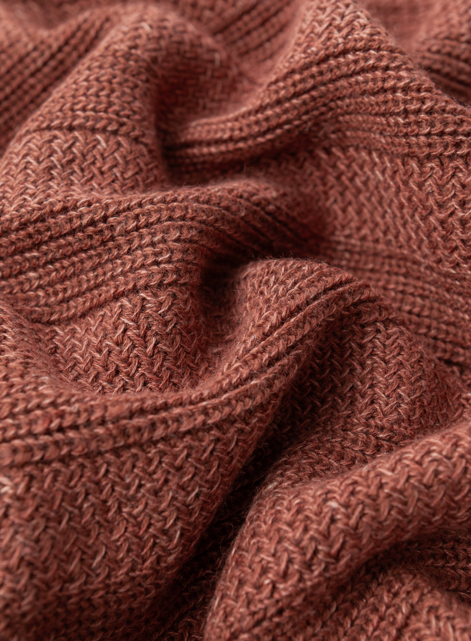 Gebreid vest | FULL_WIDTH | Roest