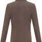 Knitted jasje van katoen | Bruin