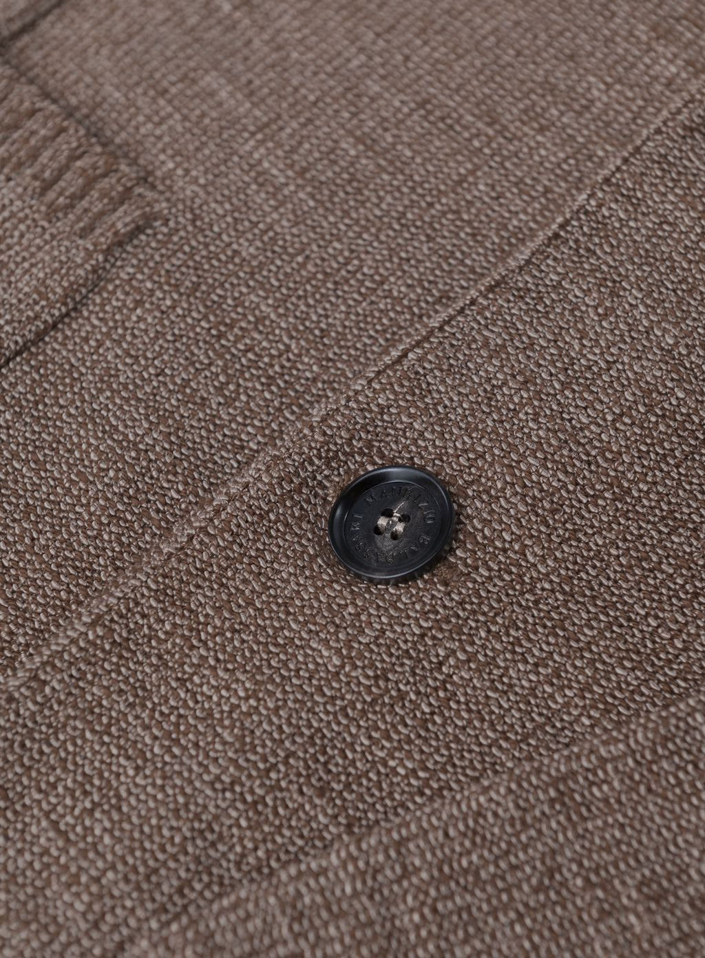 Knitted jasje van katoen | FULL_WIDTH | Bruin
