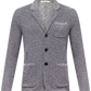 Knitted jasje van katoen | BLUE NAVY