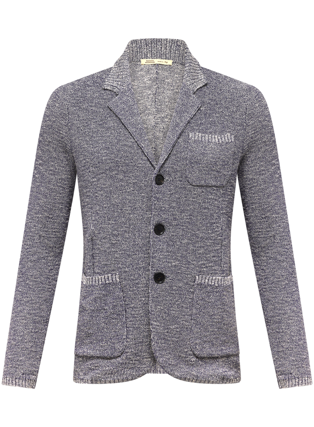 Knitted jasje van katoen | BLUE NAVY