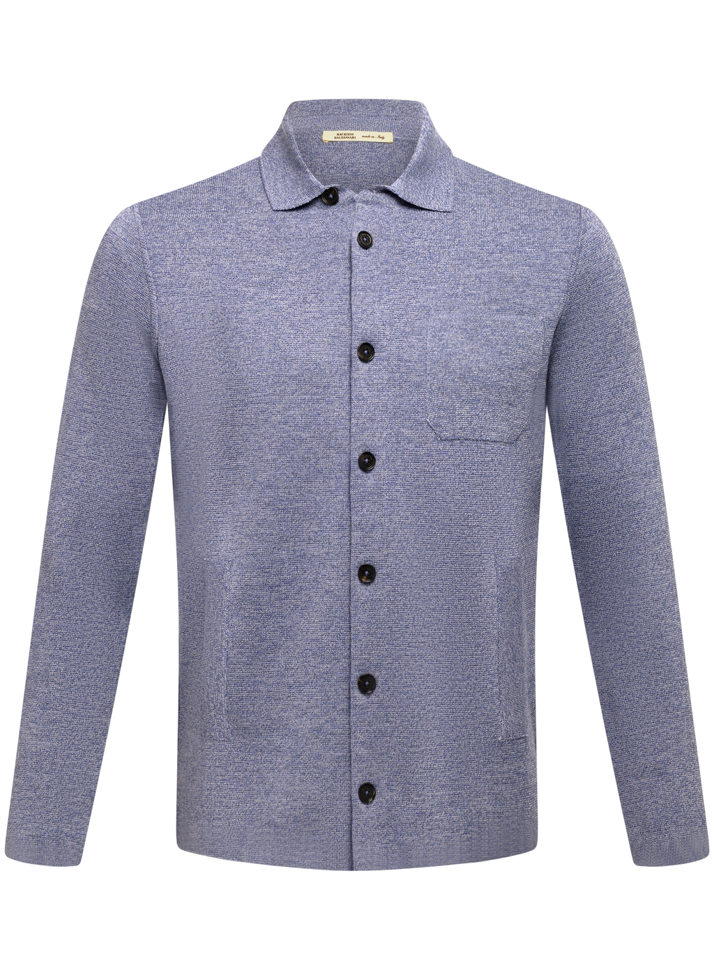 Overshirt van scheerwol | L.Blauw