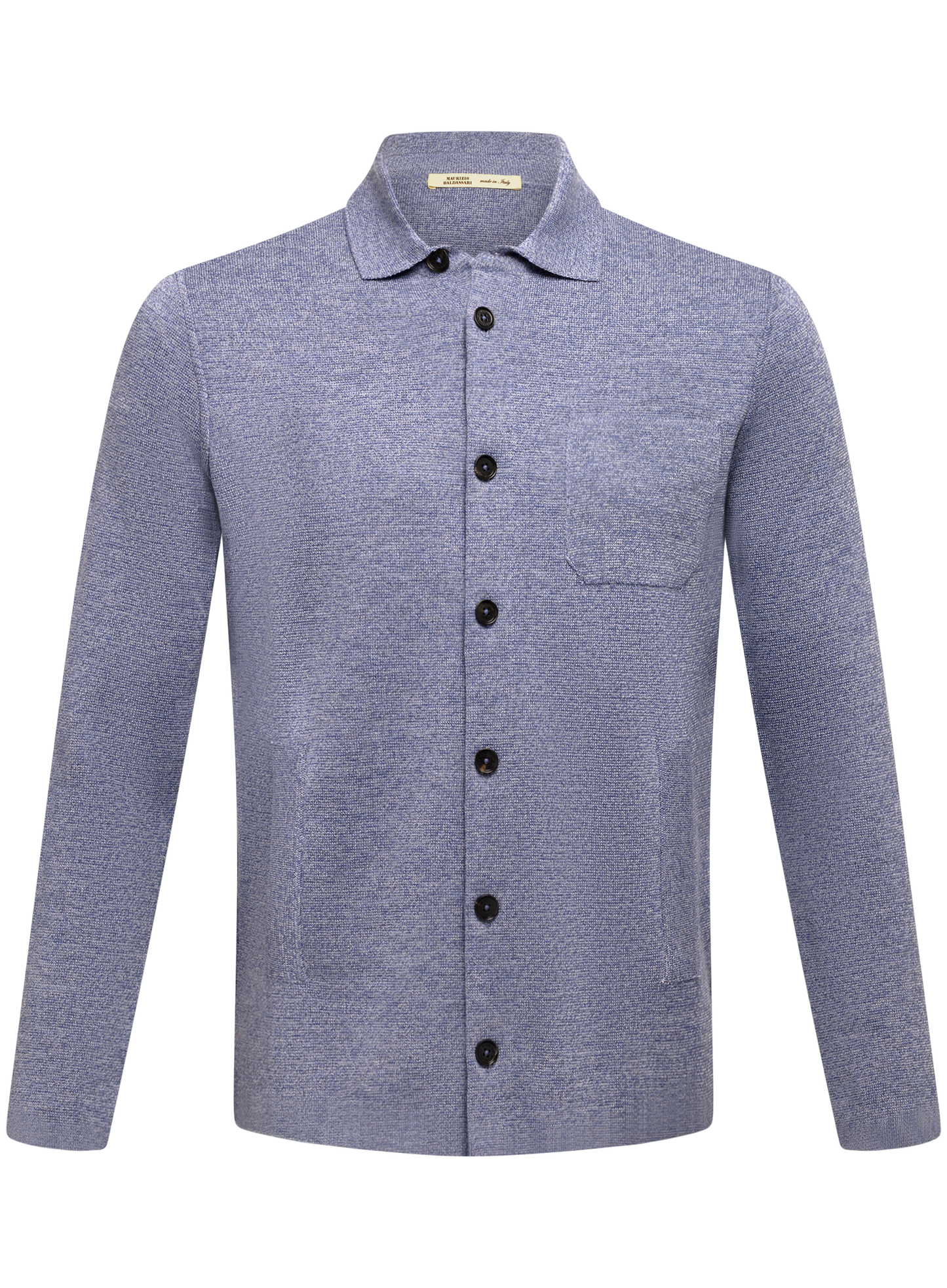 Overshirt van scheerwol | L.Blauw