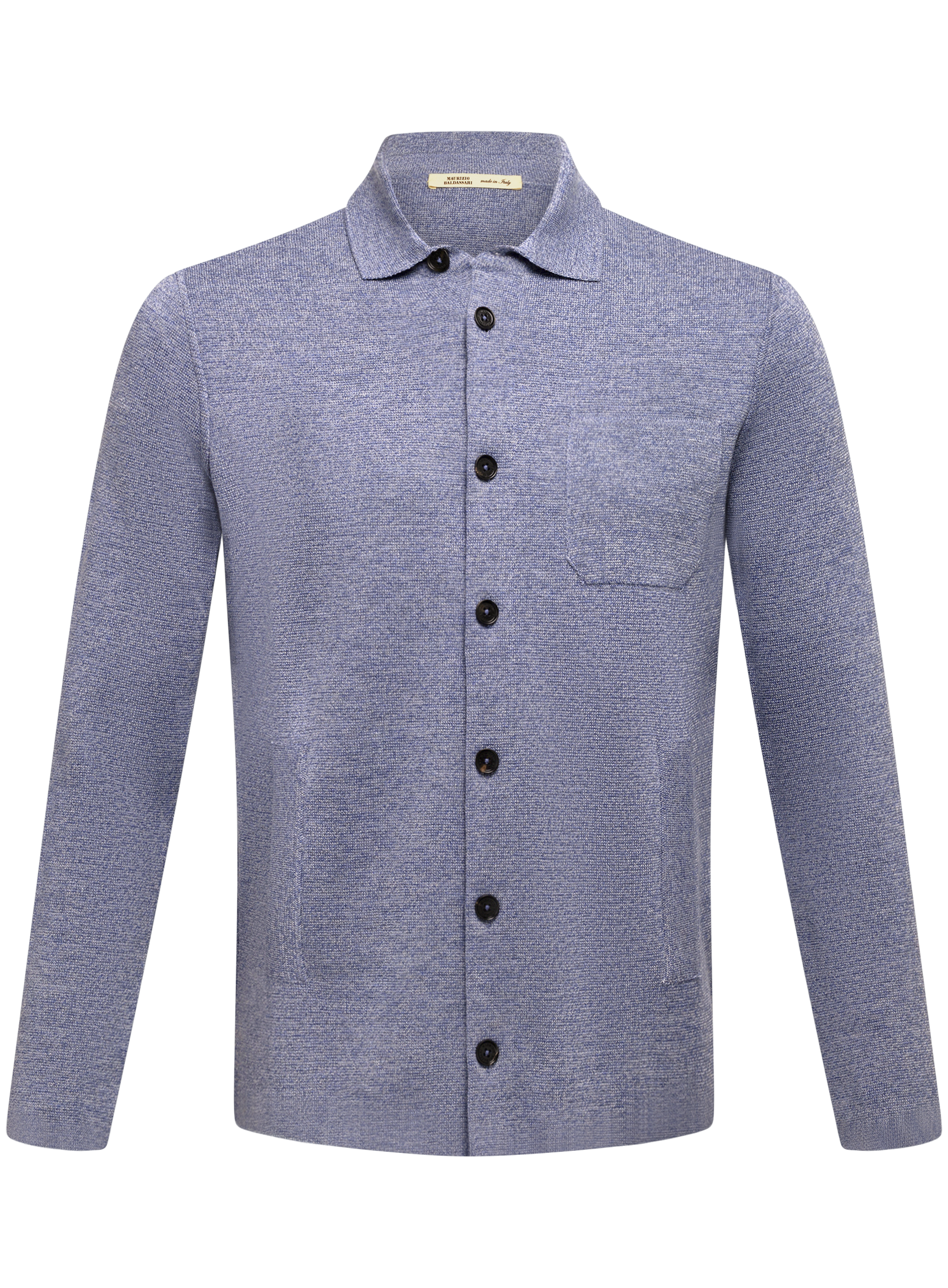 Overshirt van scheerwol | L.Blauw