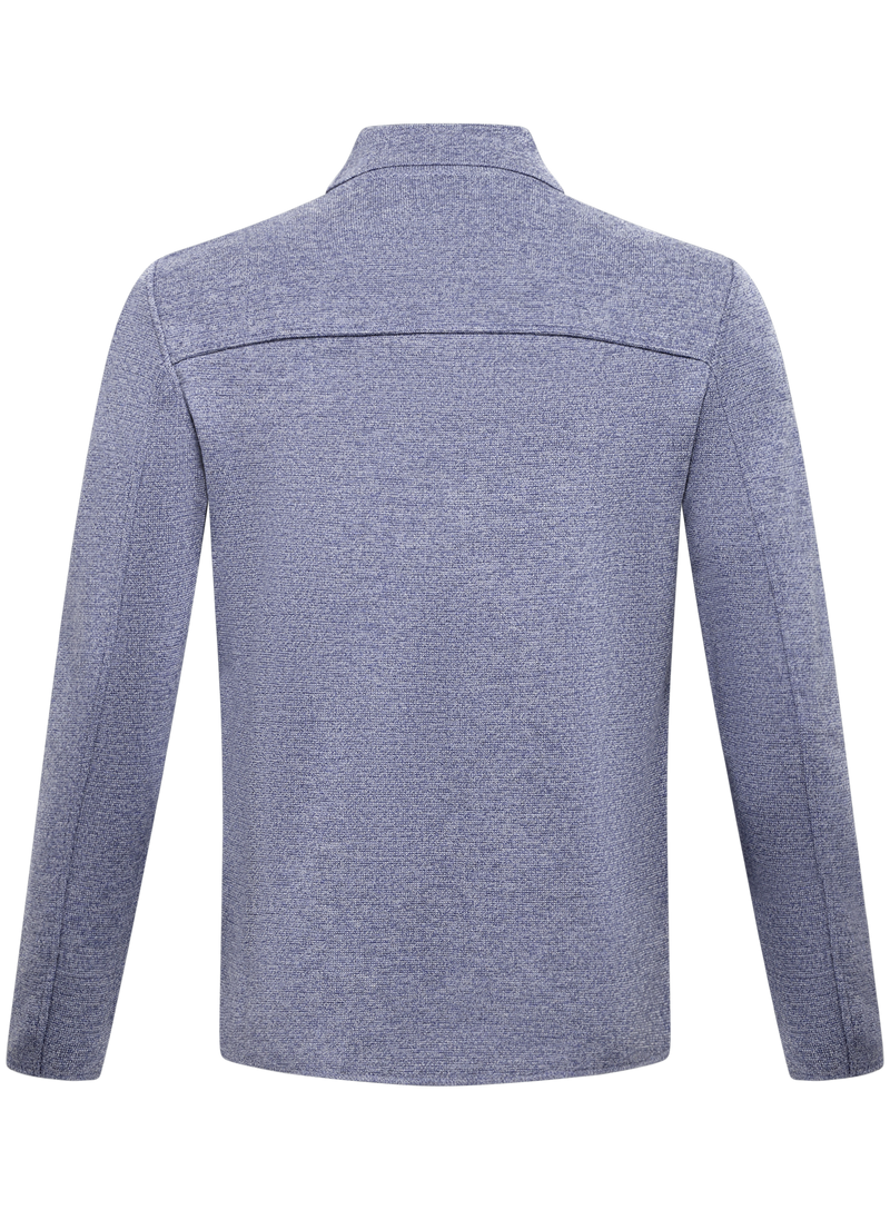Overshirt van scheerwol