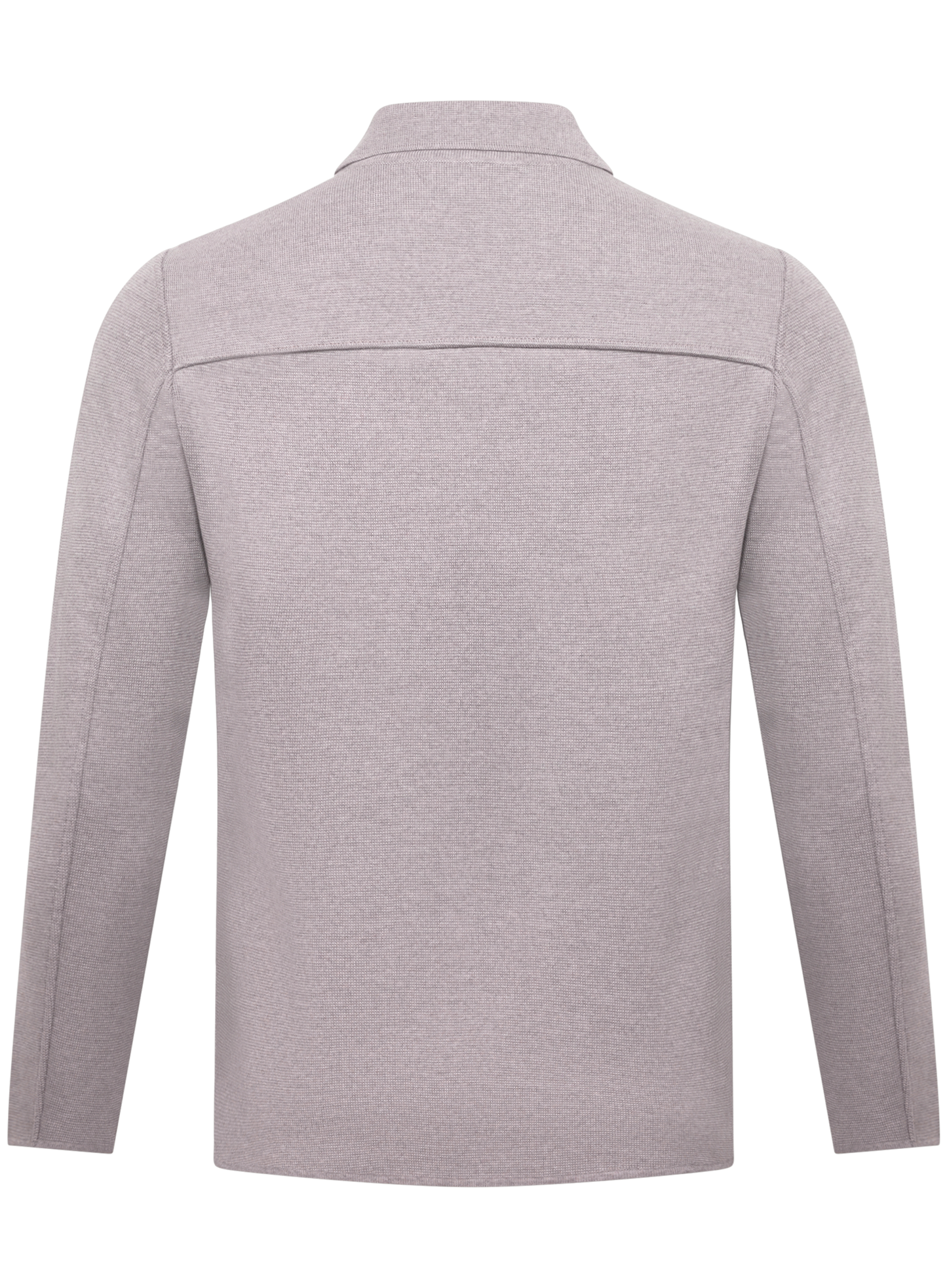 Overshirt van scheerwol | TAUPE