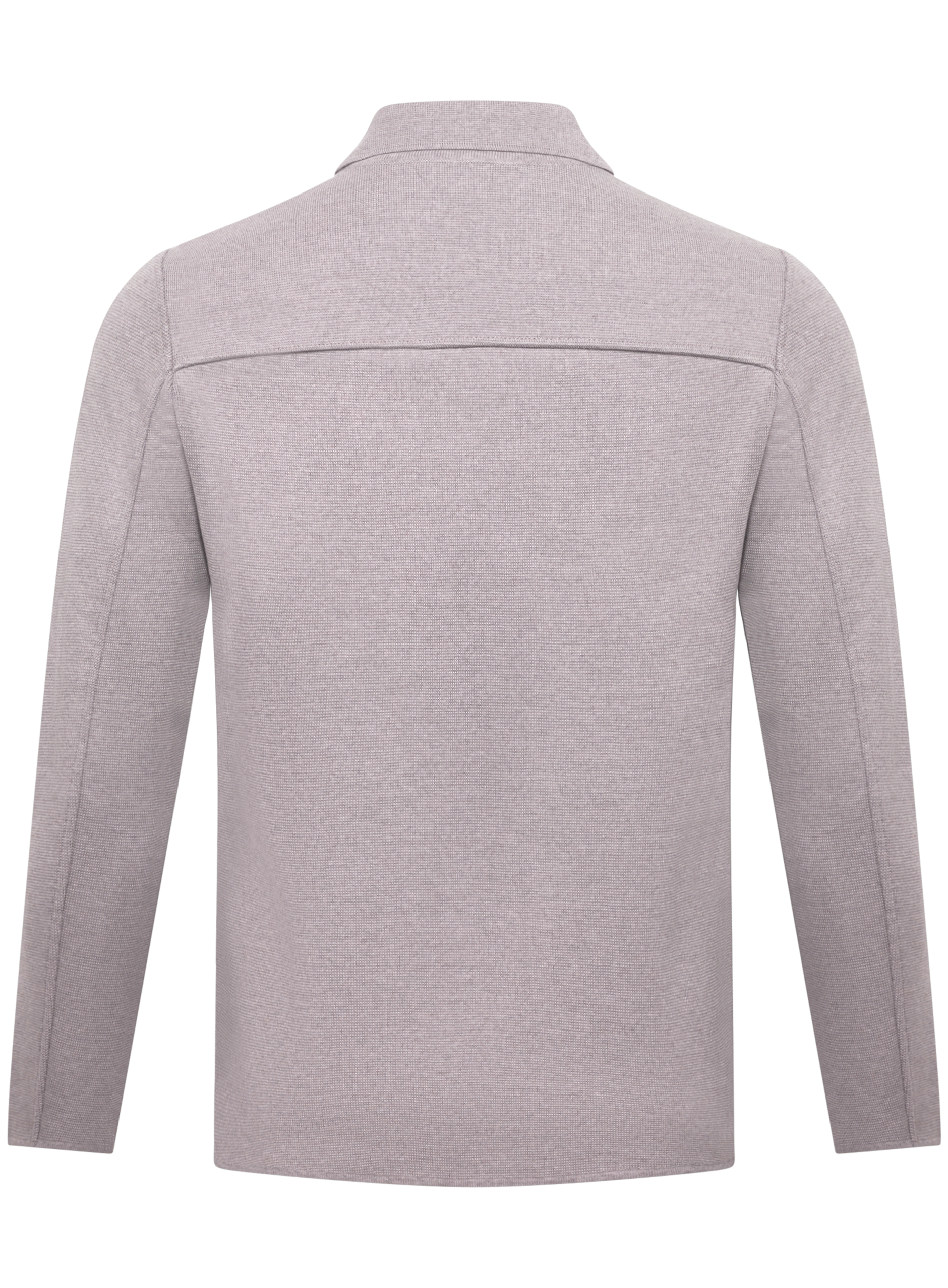 Overshirt van scheerwol | TAUPE