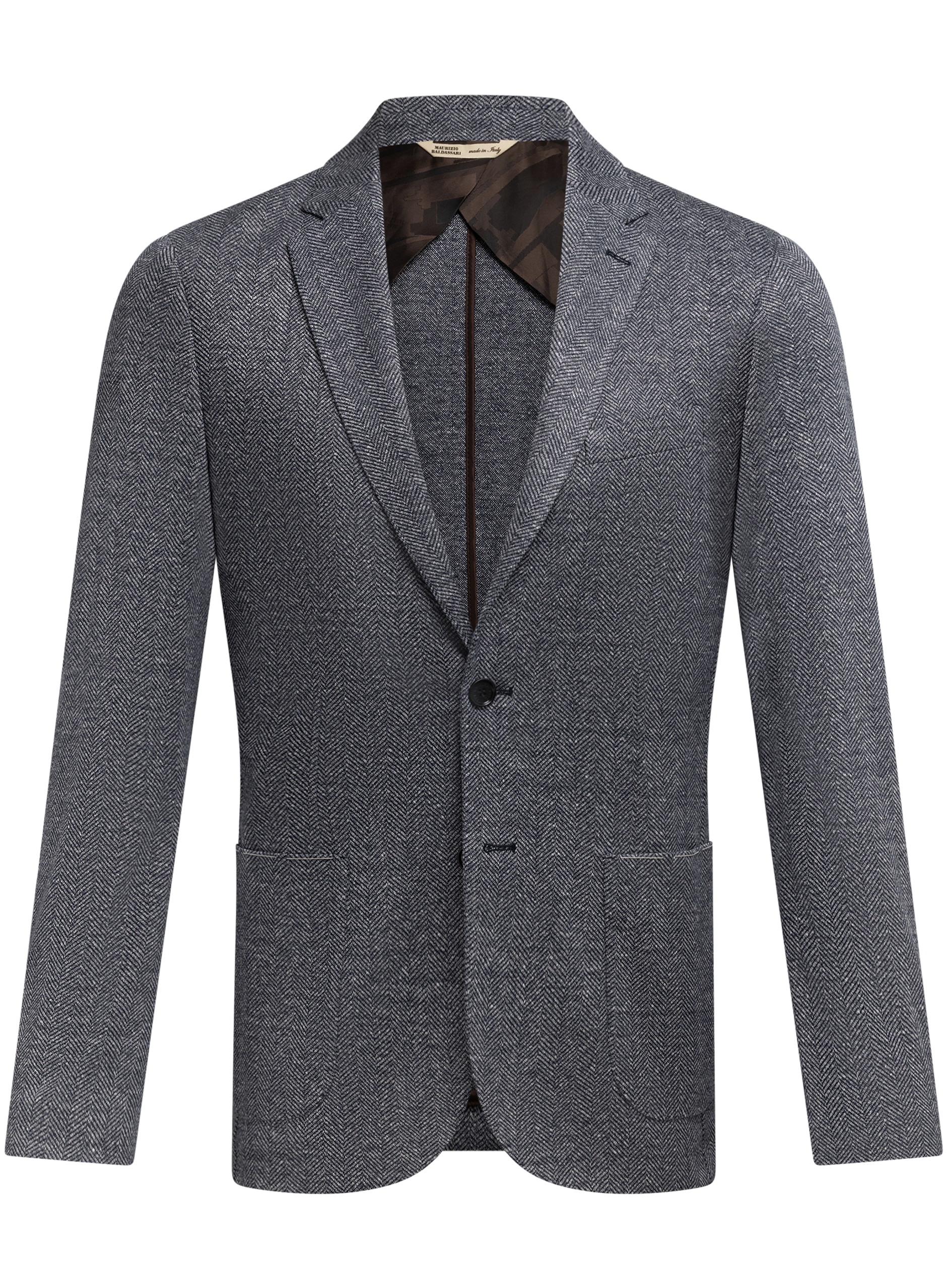 Jasje van linnen, zijde en katoen | BLUE NAVY