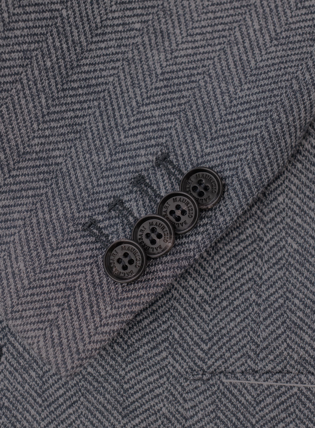 Colbert van linnen, zijde en katoen | FULL_WIDTH | BLUE NAVY
