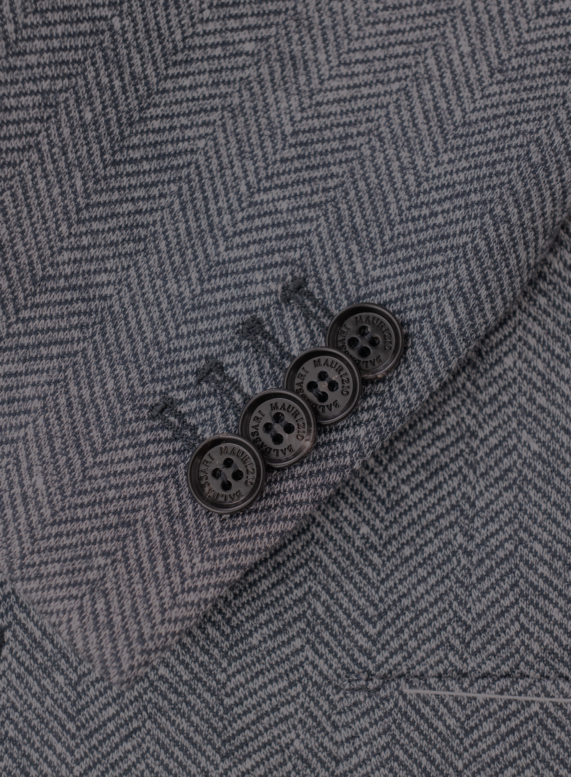 Colbert van linnen, zijde en katoen | FULL_WIDTH | BLUE NAVY