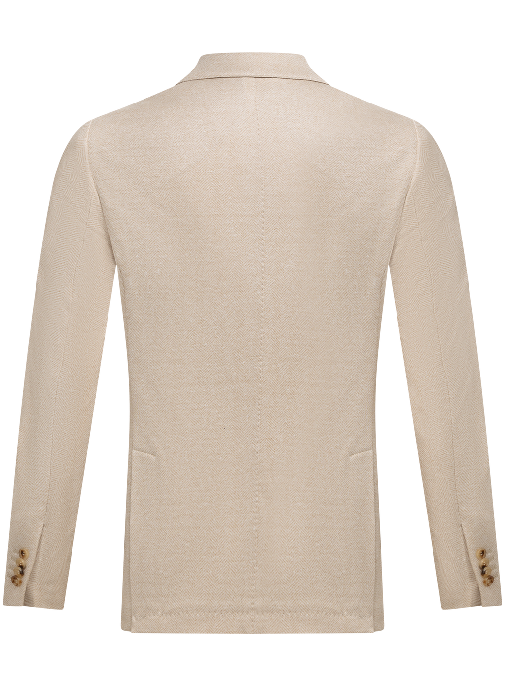 Colbert van linnen, zijde en katoen | Beige