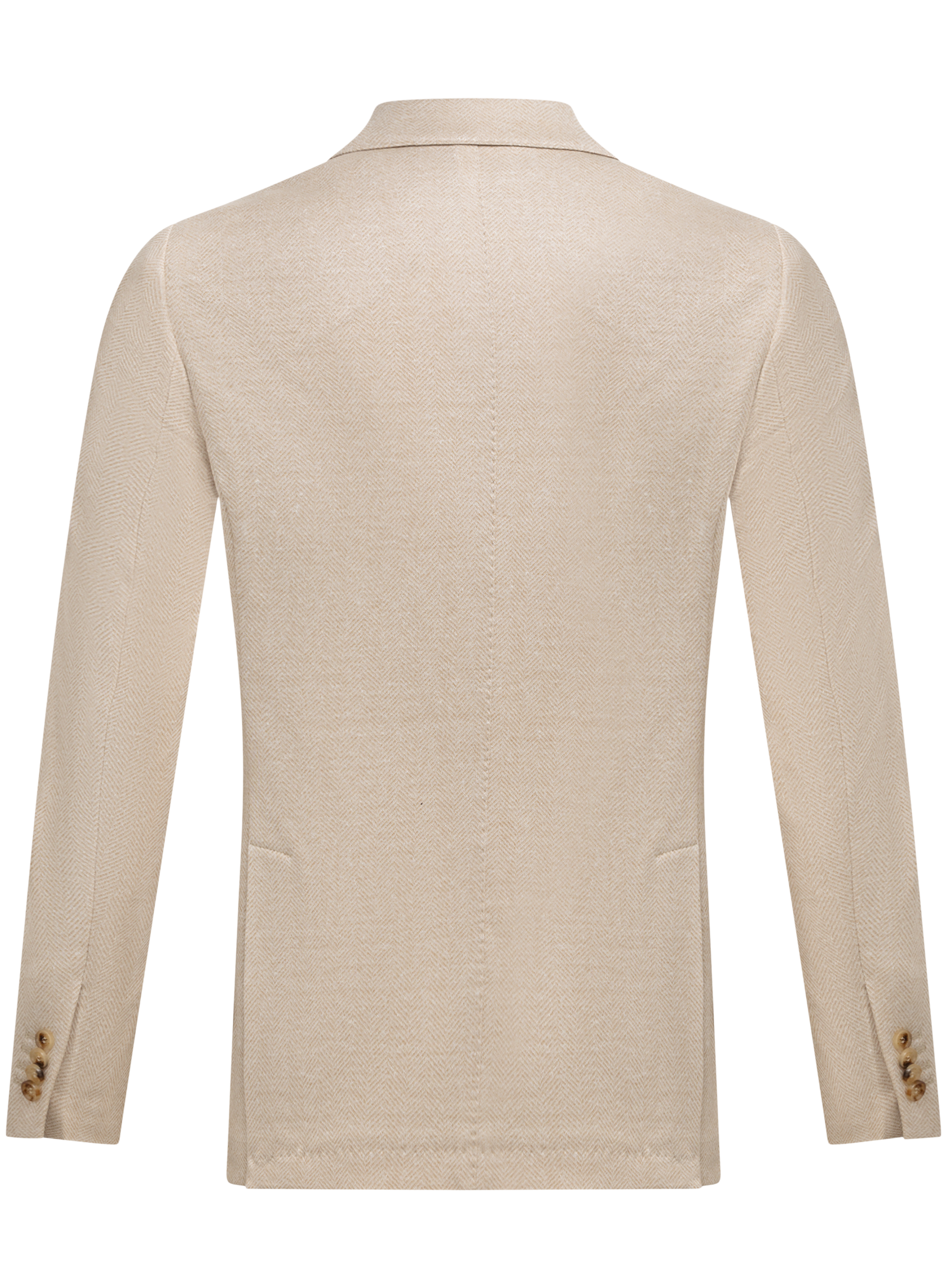 Jasje van linnen, zijde en katoen | Beige