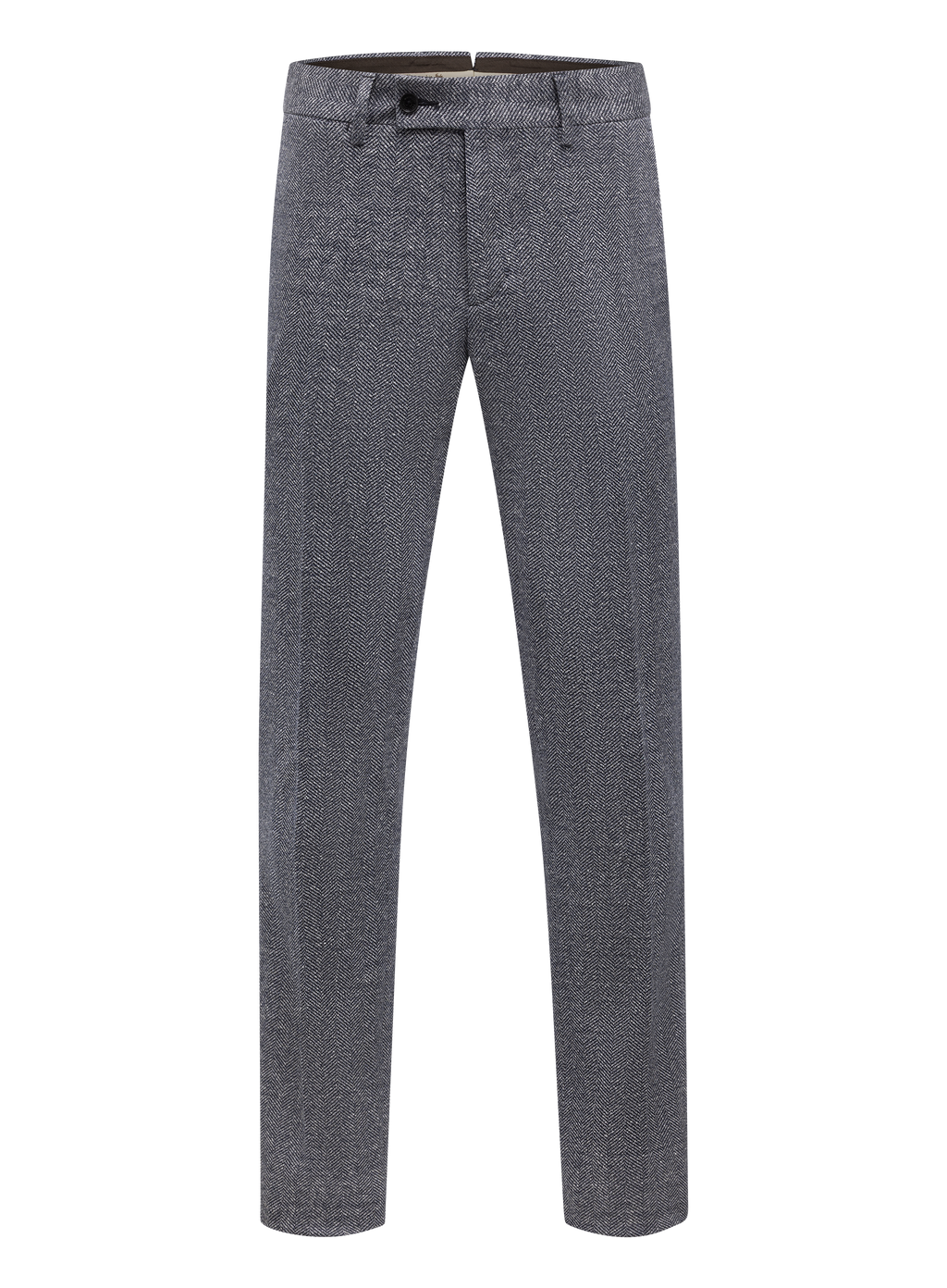 Broek van linnen, zijde en katoen | BLUE NAVY