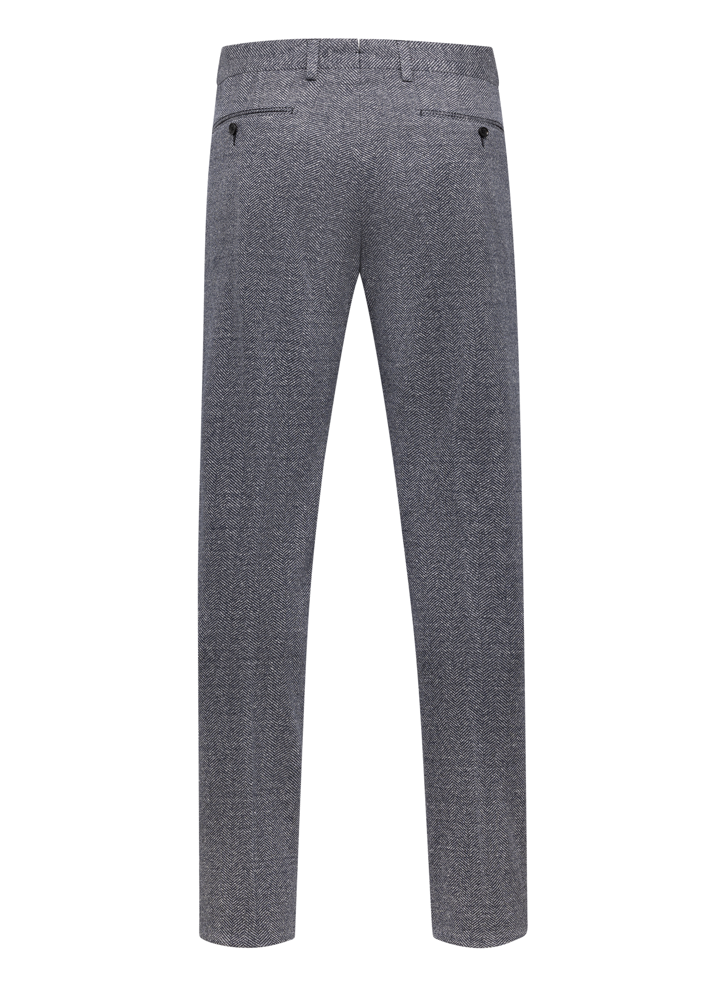 Broek van linnen, zijde en katoen | BLUE NAVY