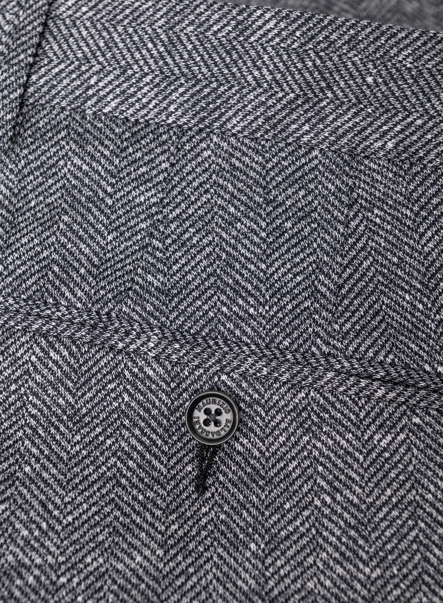 Broek van linnen, zijde en katoen | FULL_WIDTH | BLUE NAVY