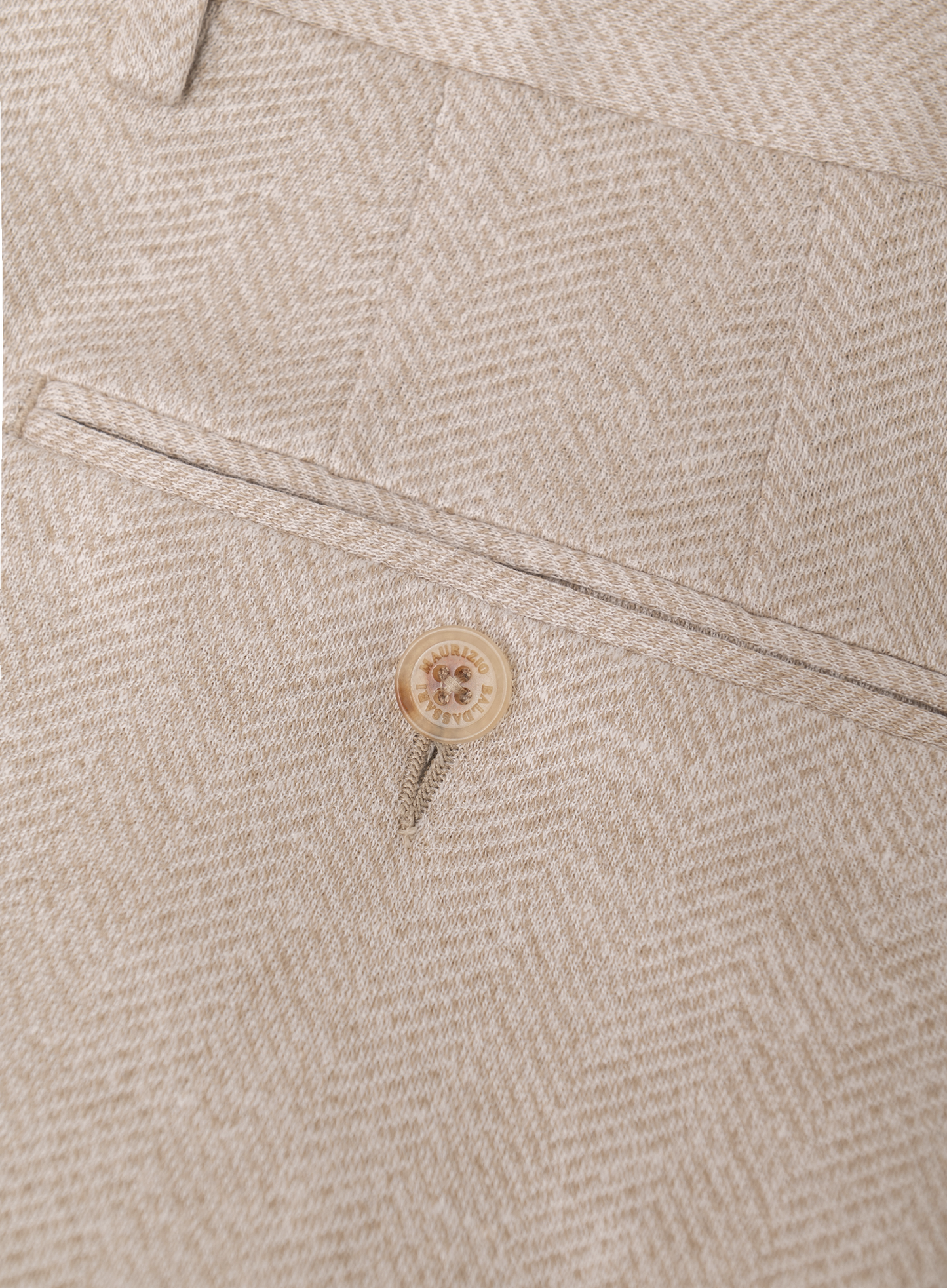 Broek van linnen, zijde en katoen | FULL_WIDTH | Beige