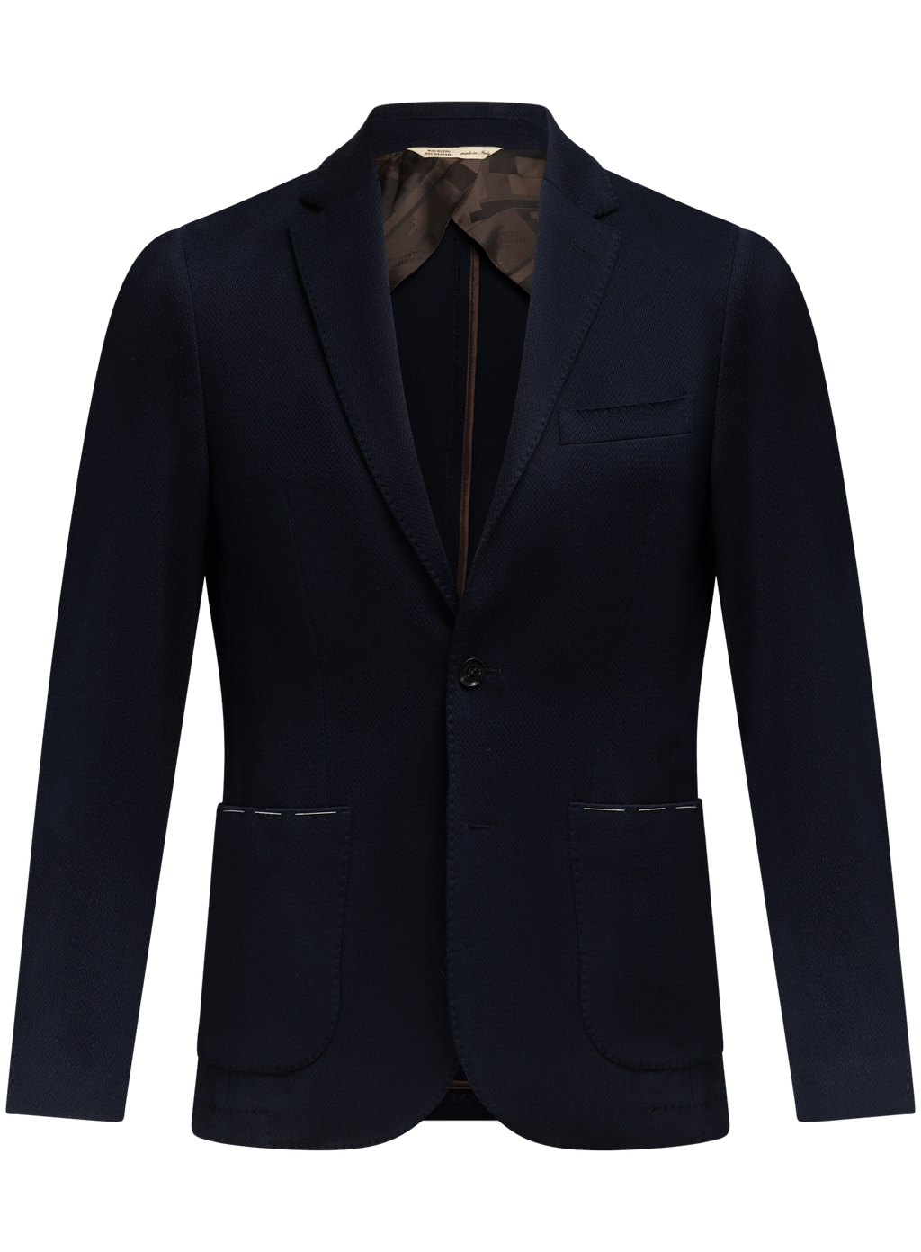 Colbert van katoen en cashmere | BLUE NAVY